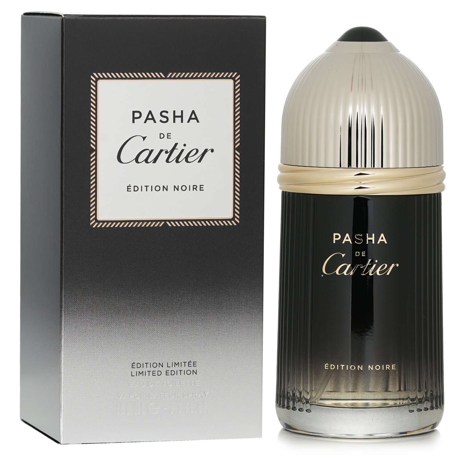卡地亚 Cartier Pasha Edition Noire 男士淡香水喷雾EDT 木质香调 100ml/3.3oz