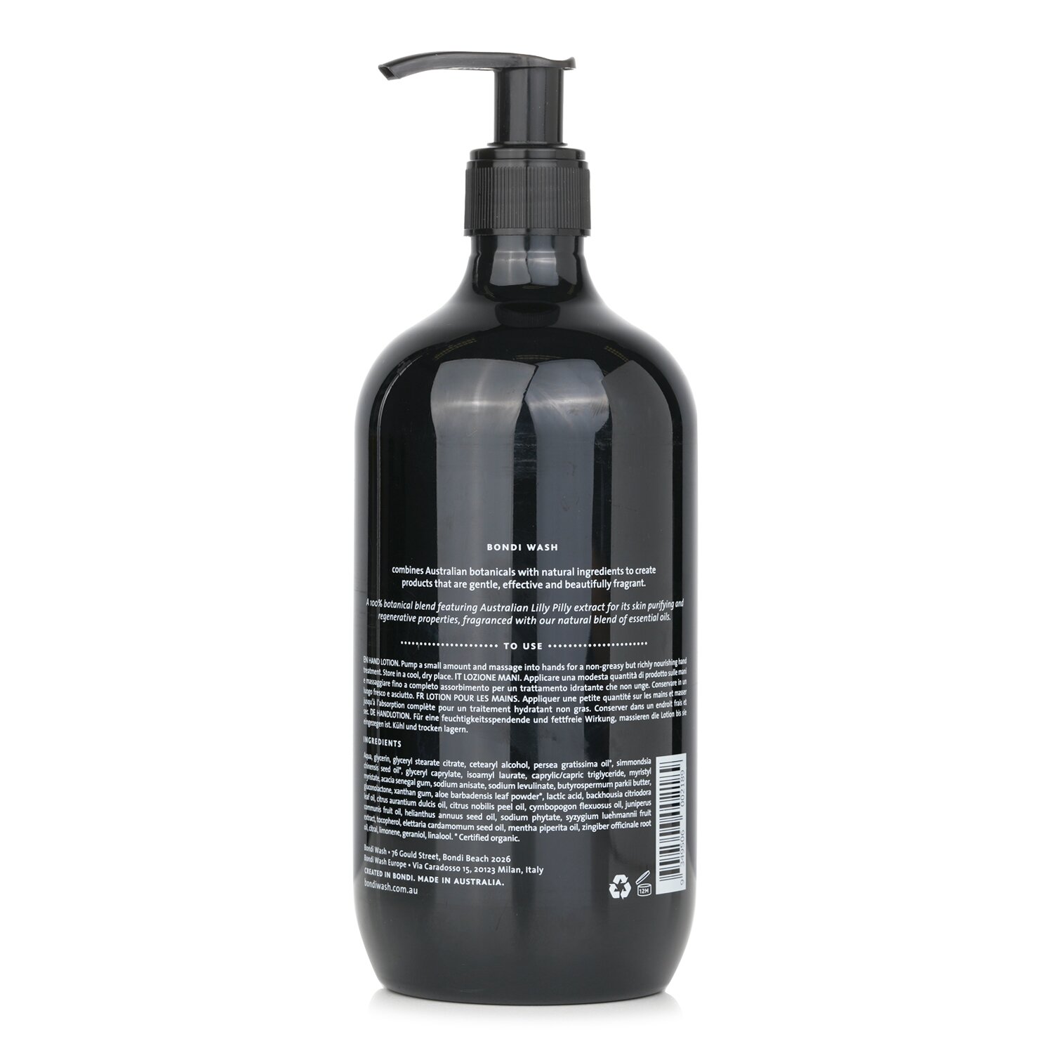 BONDI WASH Hand Lotion 500ml/16.9oz