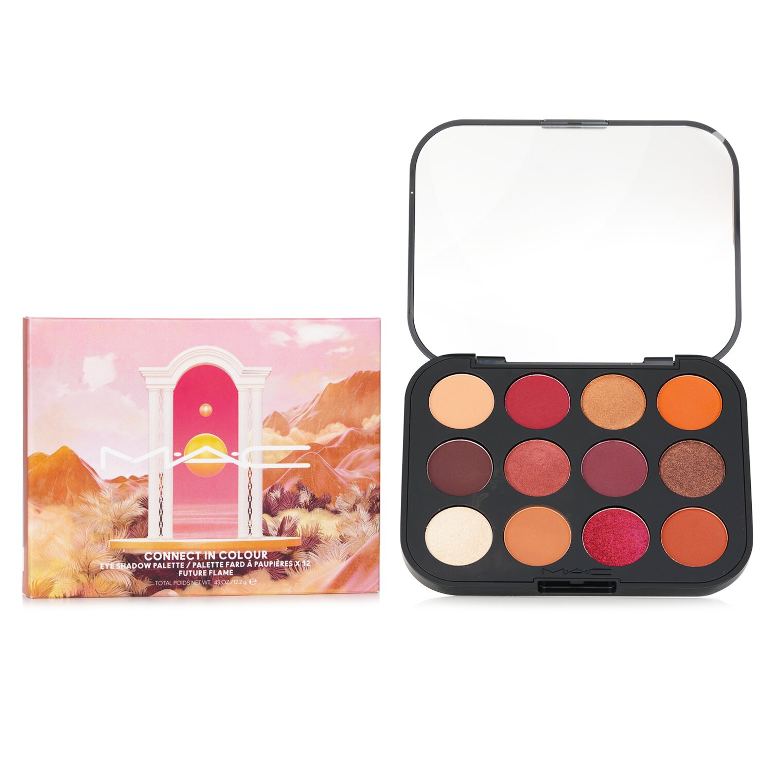 MAC Connect In Colour Eye Shadow (12x Eyeshadow) Palette 12.2g/0.43oz