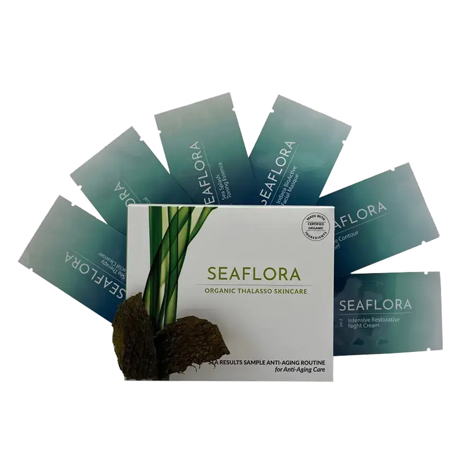 Seaflora Sea Results Sample Anti Aging Routine for Anti Aging Care 7pcs