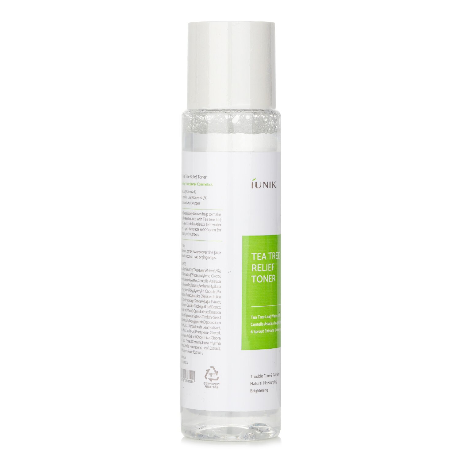 iUNIK Tea Tree Relief Toner 200ml/6.7oz