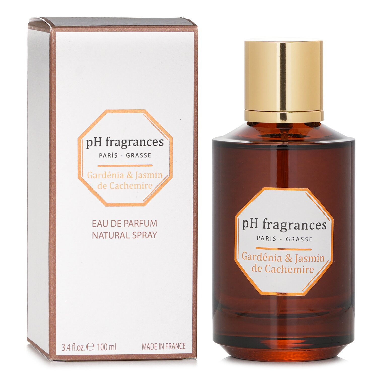 pH fragrances Eau De Parfum Natural Spray Gardenia & Jasmin de Cachemire 100ml/3.4oz