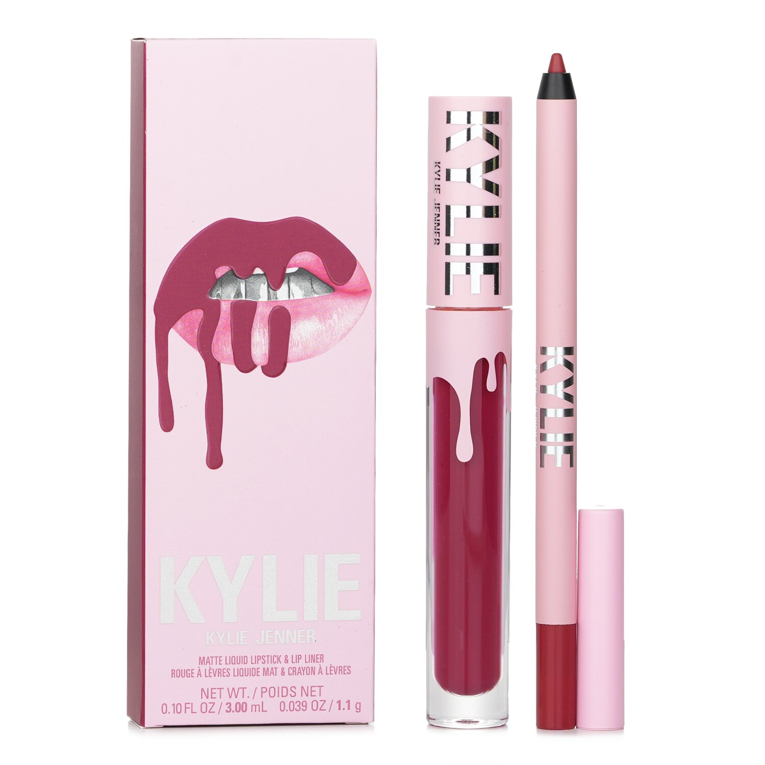 Kylie By Kylie Jenner Matte Lip Kit: Matte Liquid Lipstick 3ml + Lip Liner 1.1g 2pcs