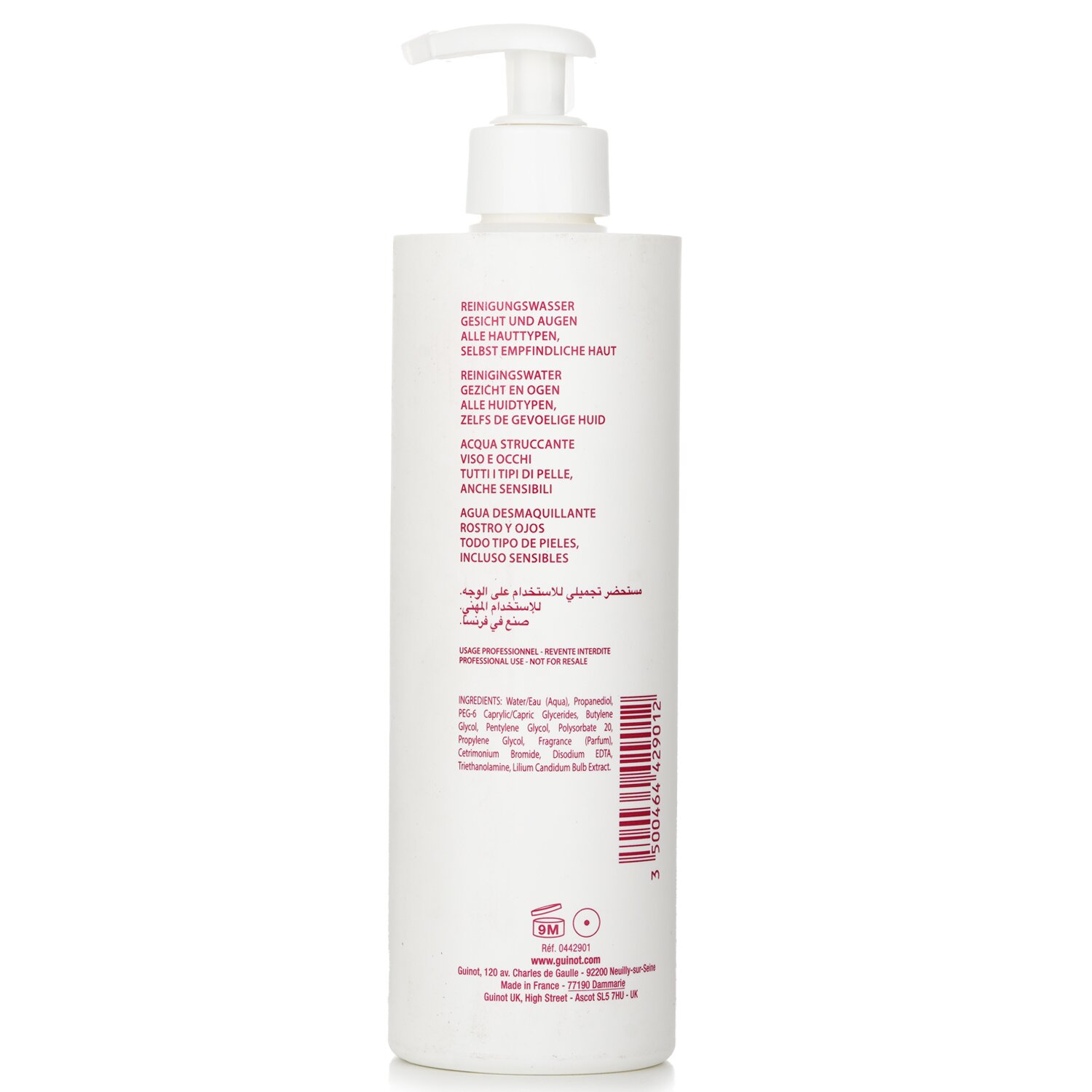 Guinot Demaquillante Micellaire Cleansing Water 500ml/16.9oz
