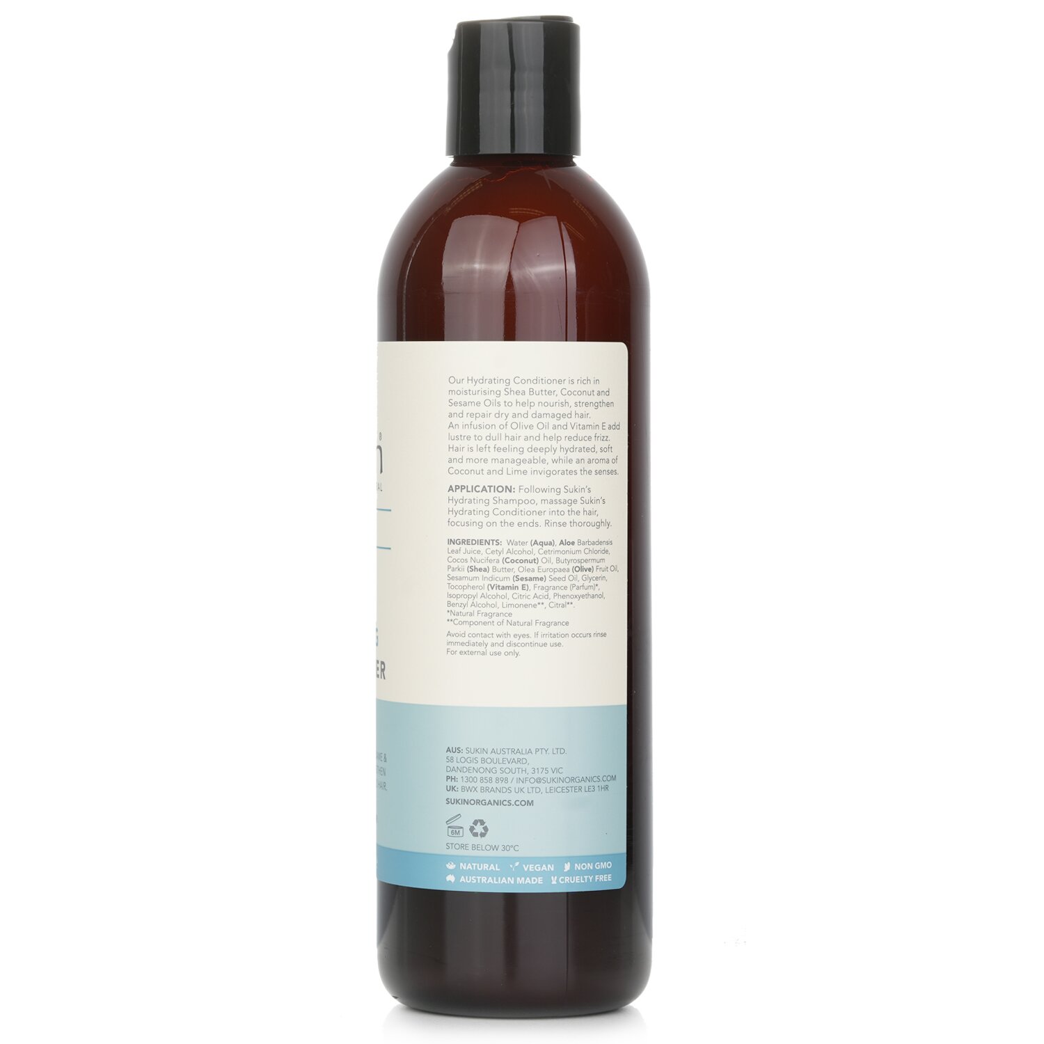 Sukin Hydrating Conditioner (For Dry & Damaged Hair) 500ml/16.9oz