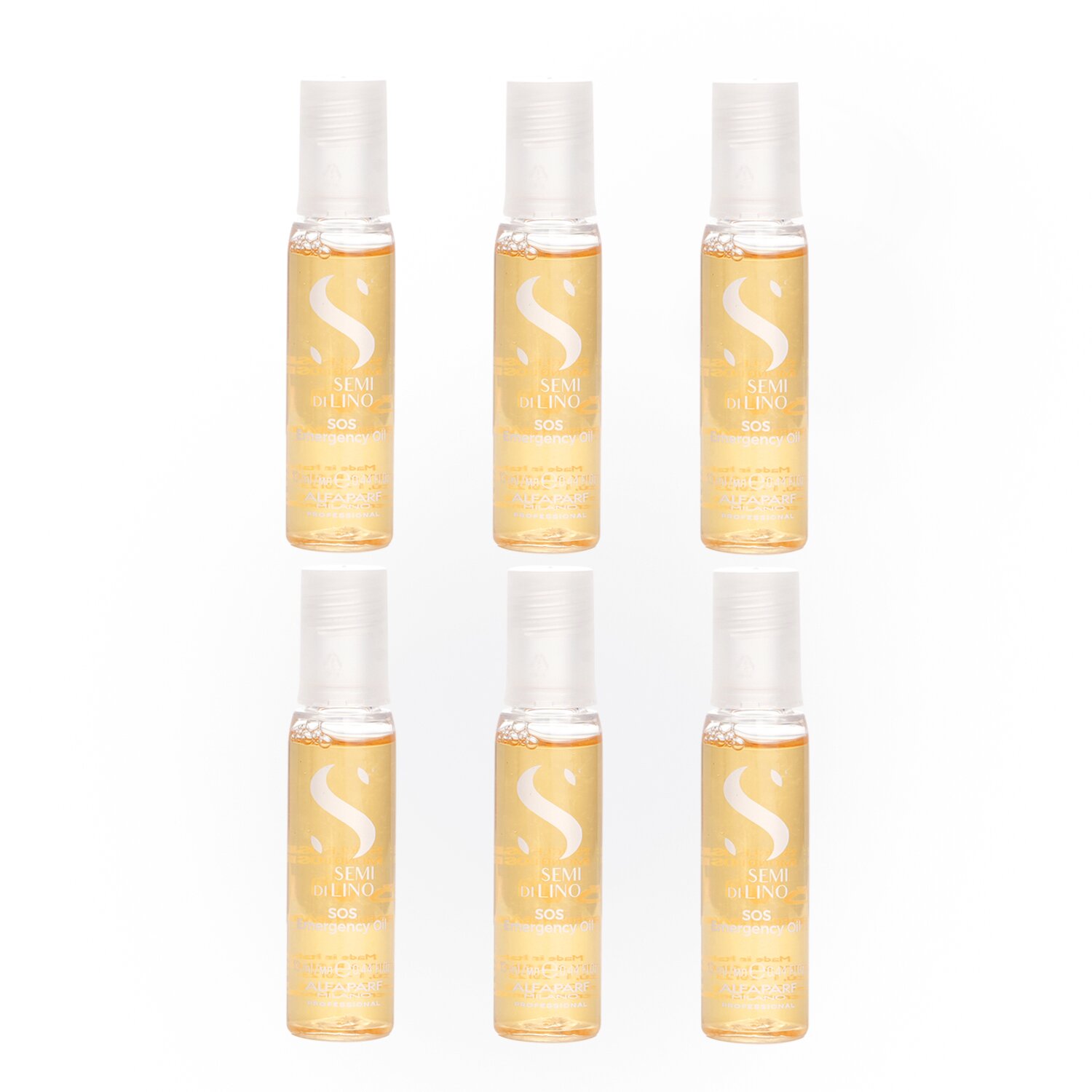AlfaParf Semi Di Lino Reconstruction SOS Emergency Oil 6x13ml/0.44oz