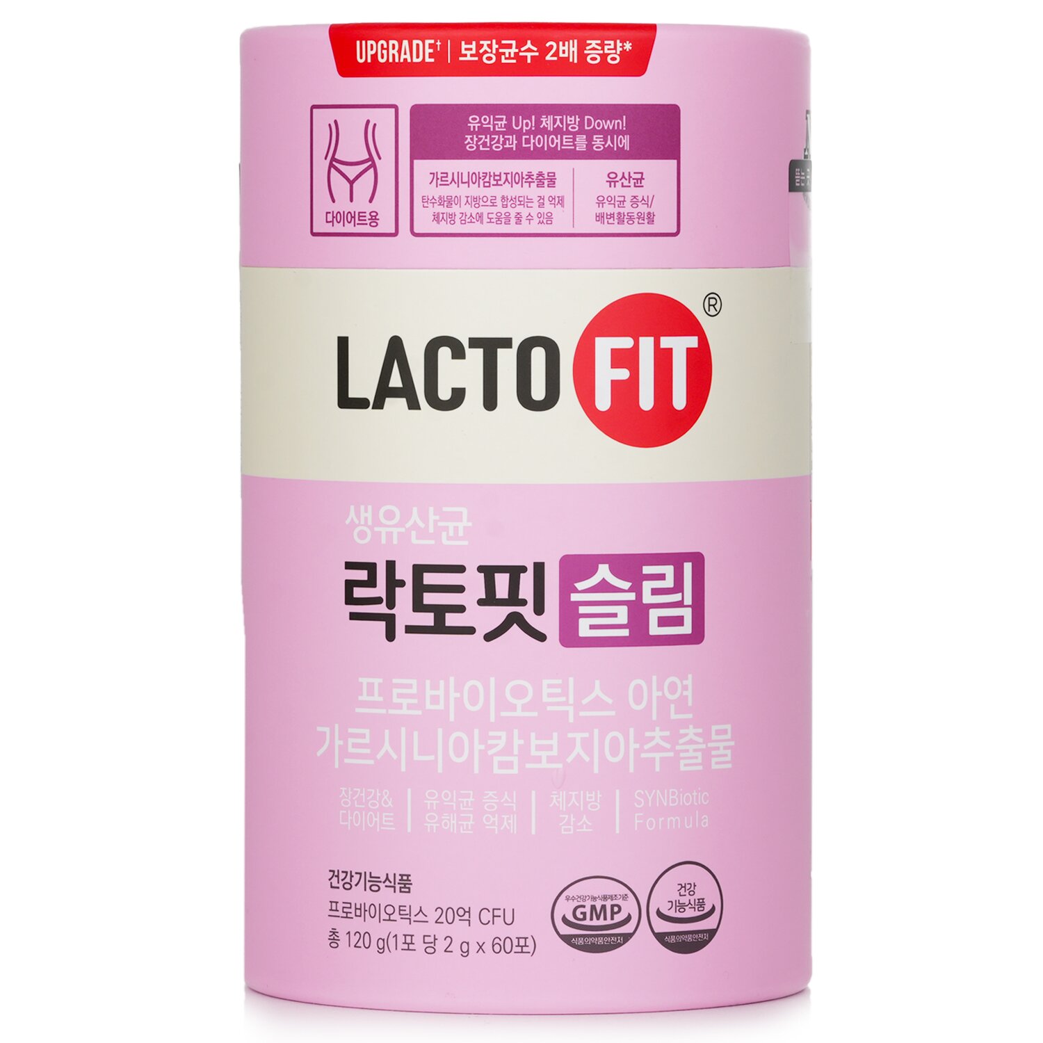 LACTO-FIT 升級版Slim 鍾根堂SLIM 腸道健康韓國益生菌 (1桶60條) 60條
