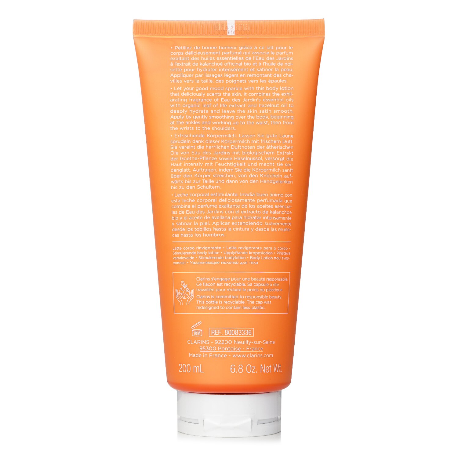 Clarins Eau Des Jardins Uplifting Melting Body Lotion 200ml/6.8oz