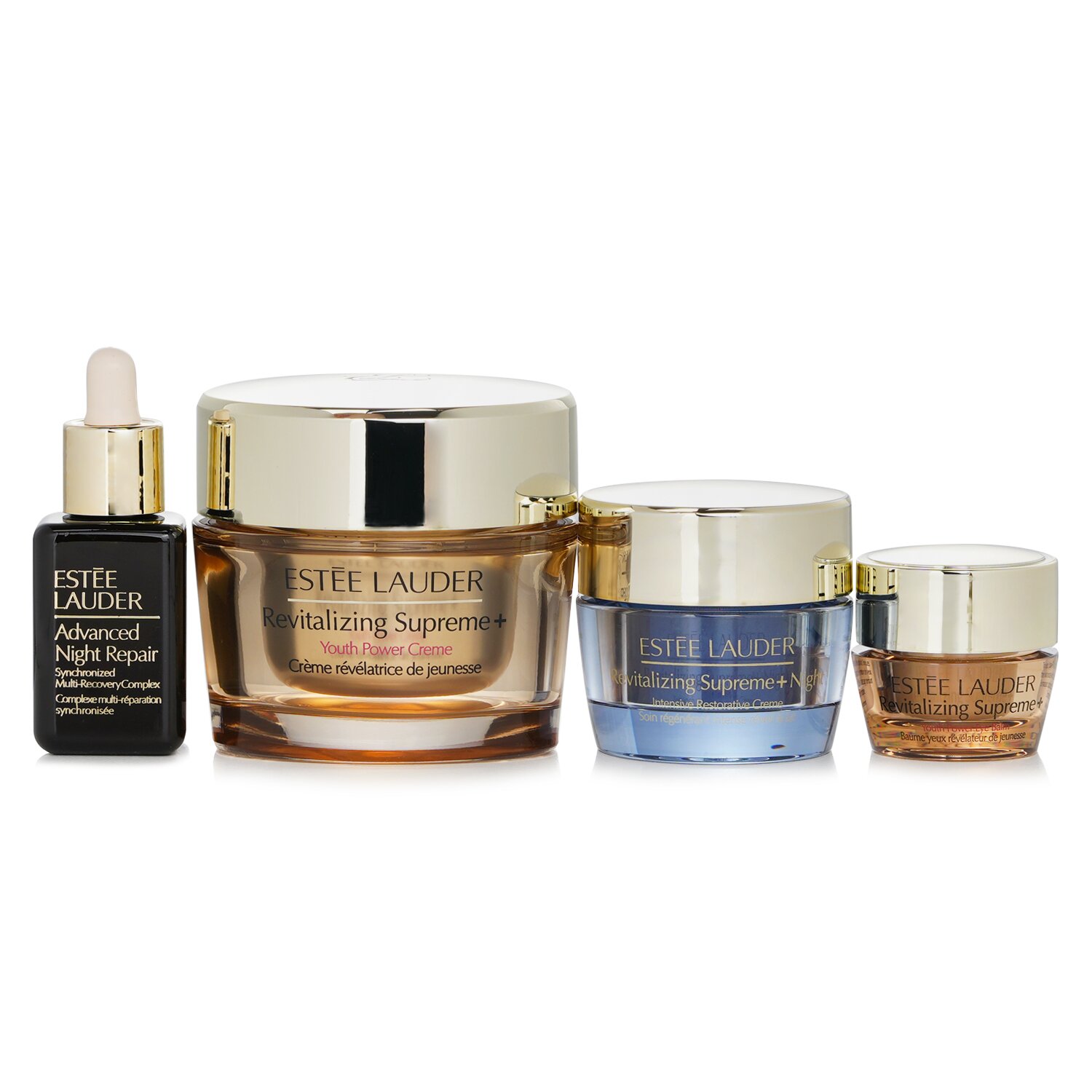Estee Lauder Revitalizing Supreme+The Firming Routine Set: 4pcs+1bag