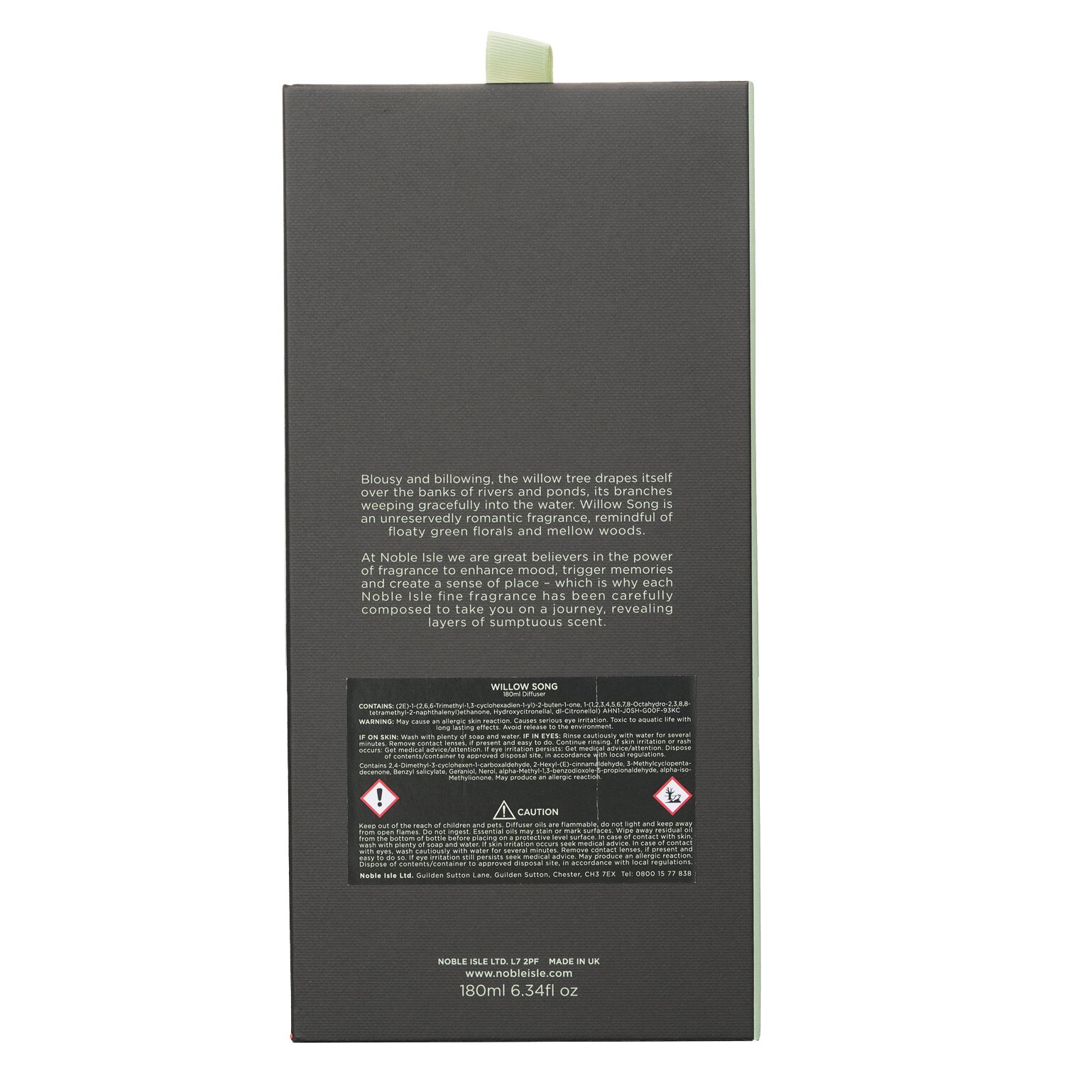 Noble Isle Willow Song Fine Fragrance Reed Diffuser 180ml/6.34oz