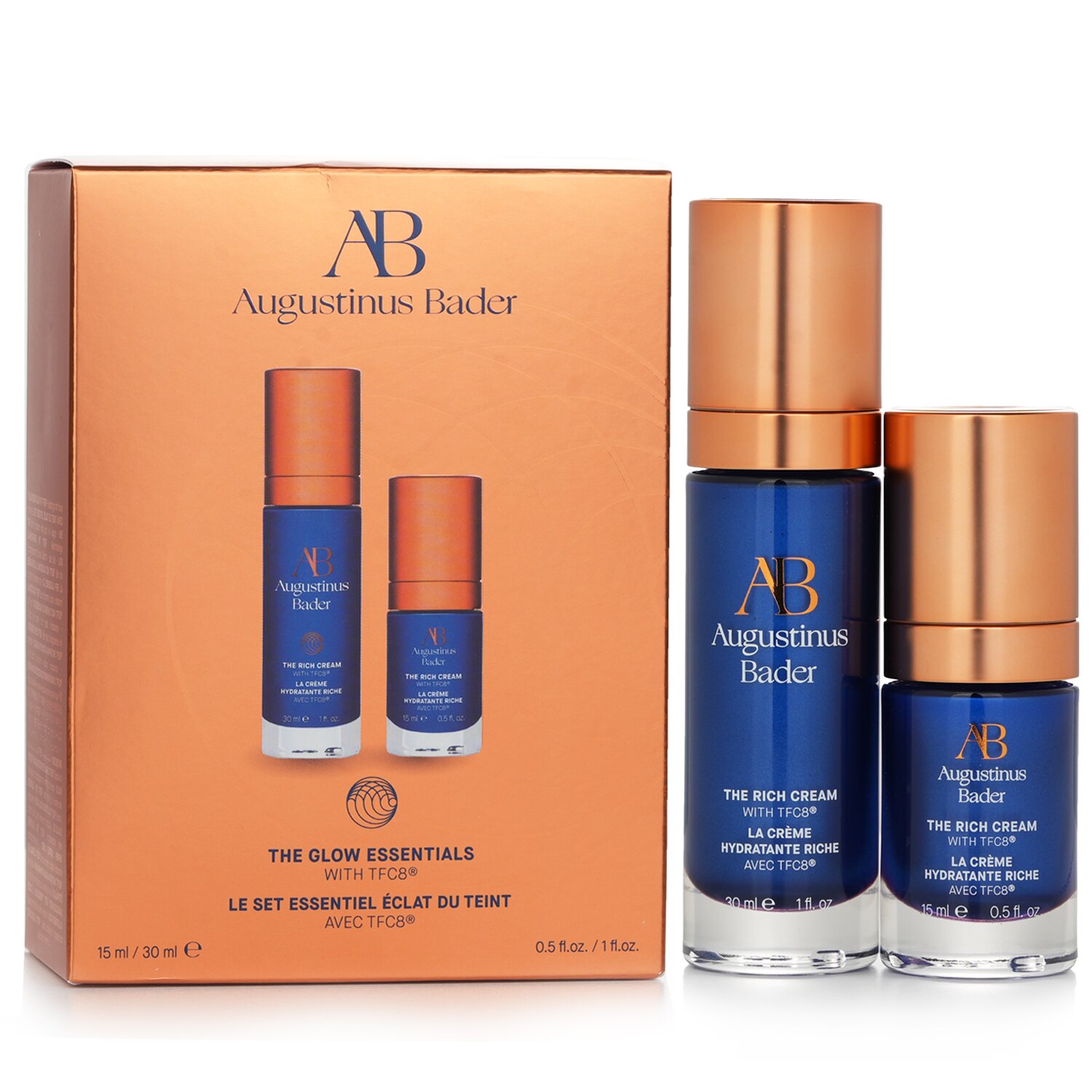 アウグスティヌス・バーダー Augustinus Bader The Glow Essentials Set With TFC8: 2pcs