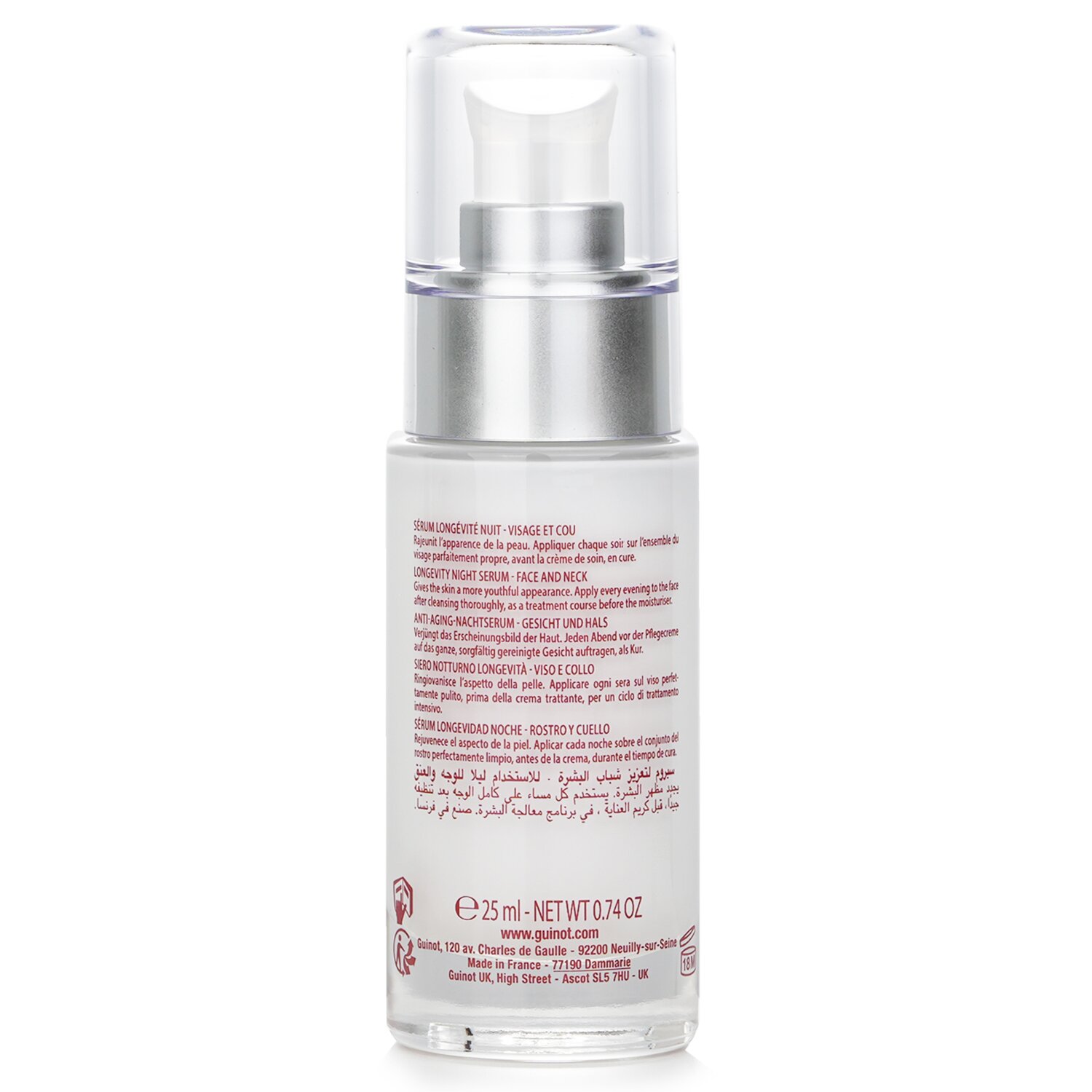 Guinot Age Logic Serum Longevity Night Serum (Face and Neck) 25ml/0.74oz