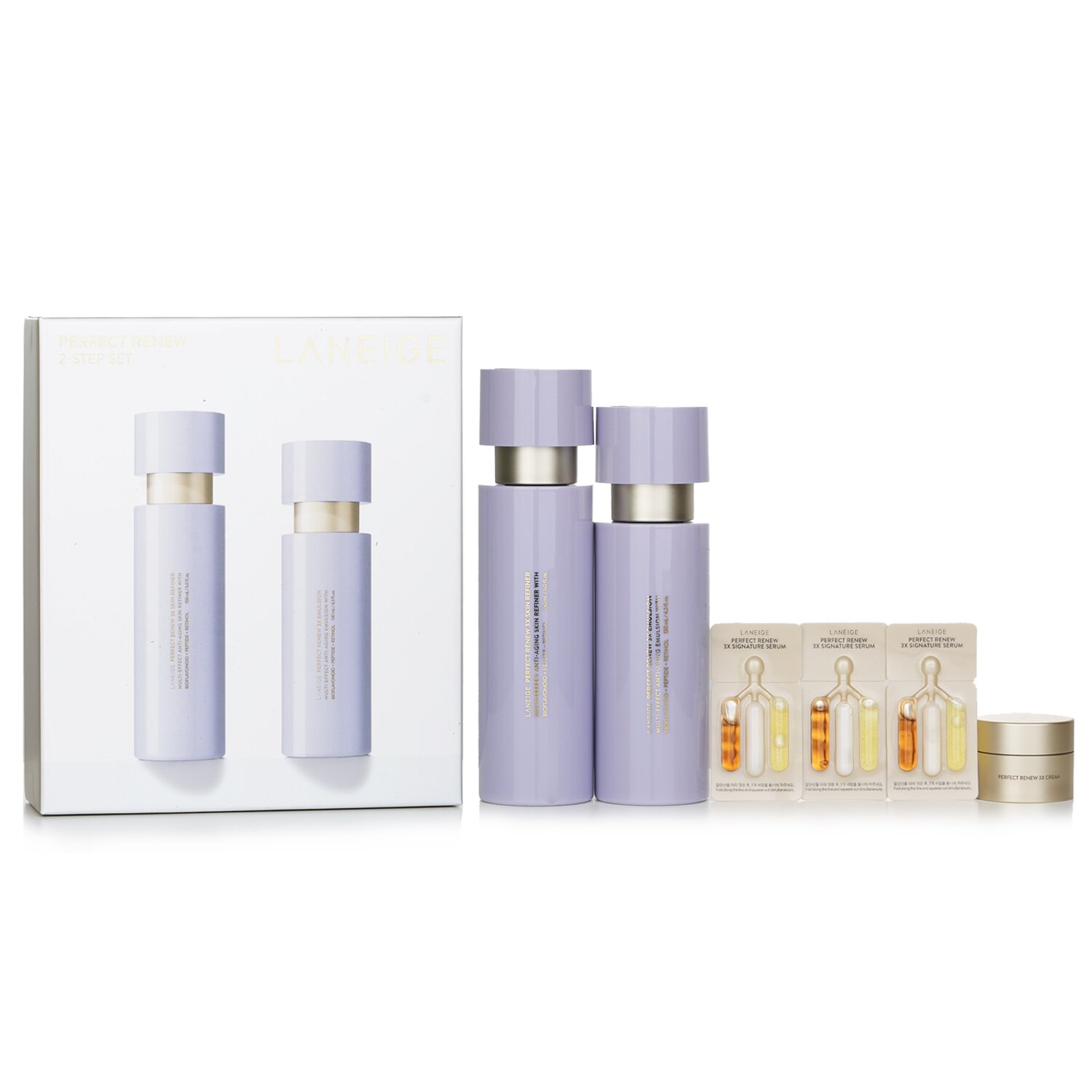 兰芝 Laneige 紧实塑颜3X 二部曲套装 5pcs