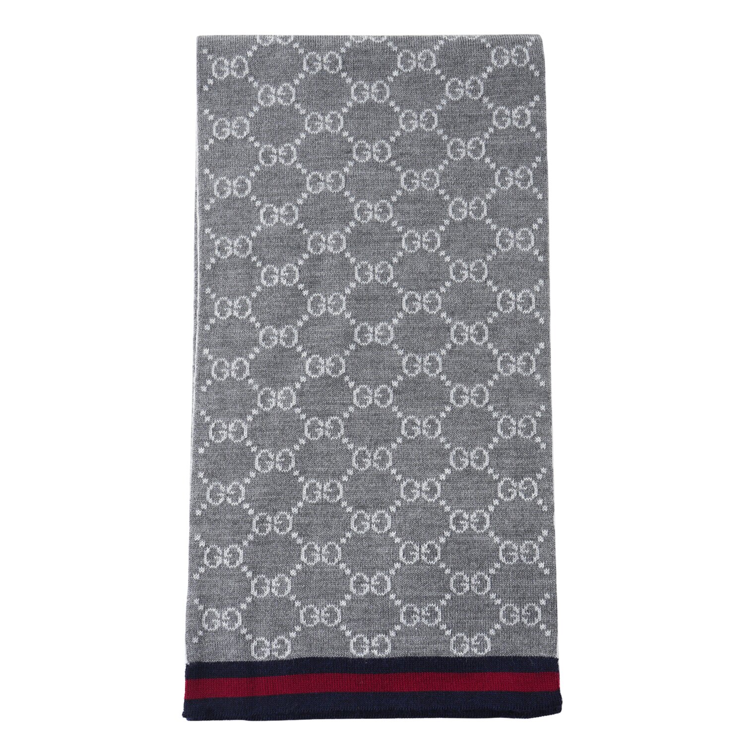 Gucci Unisex Guccissima Scarf 325806 Grey