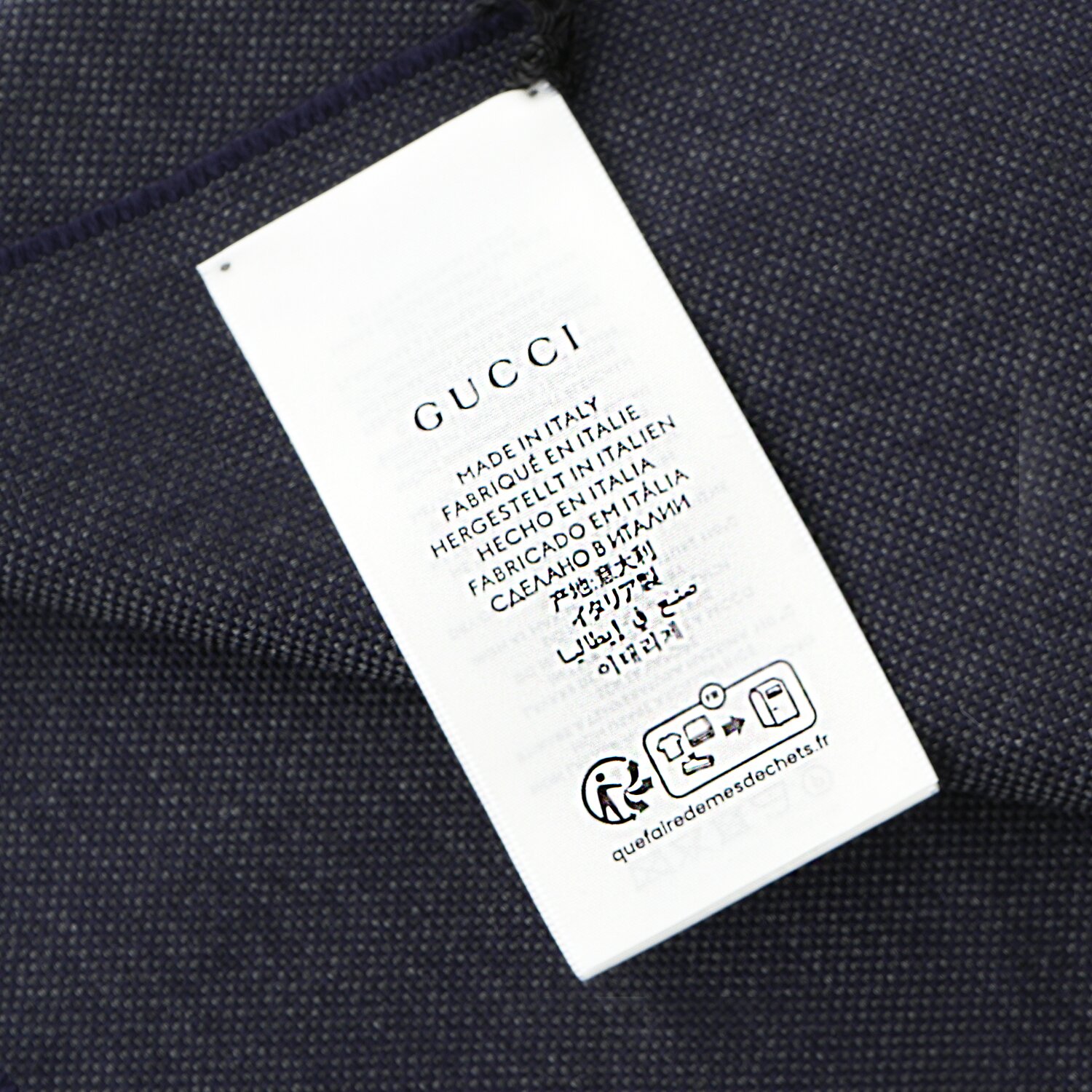 Gucci HALF GG LOGO WOOL SCARF 344994 Black