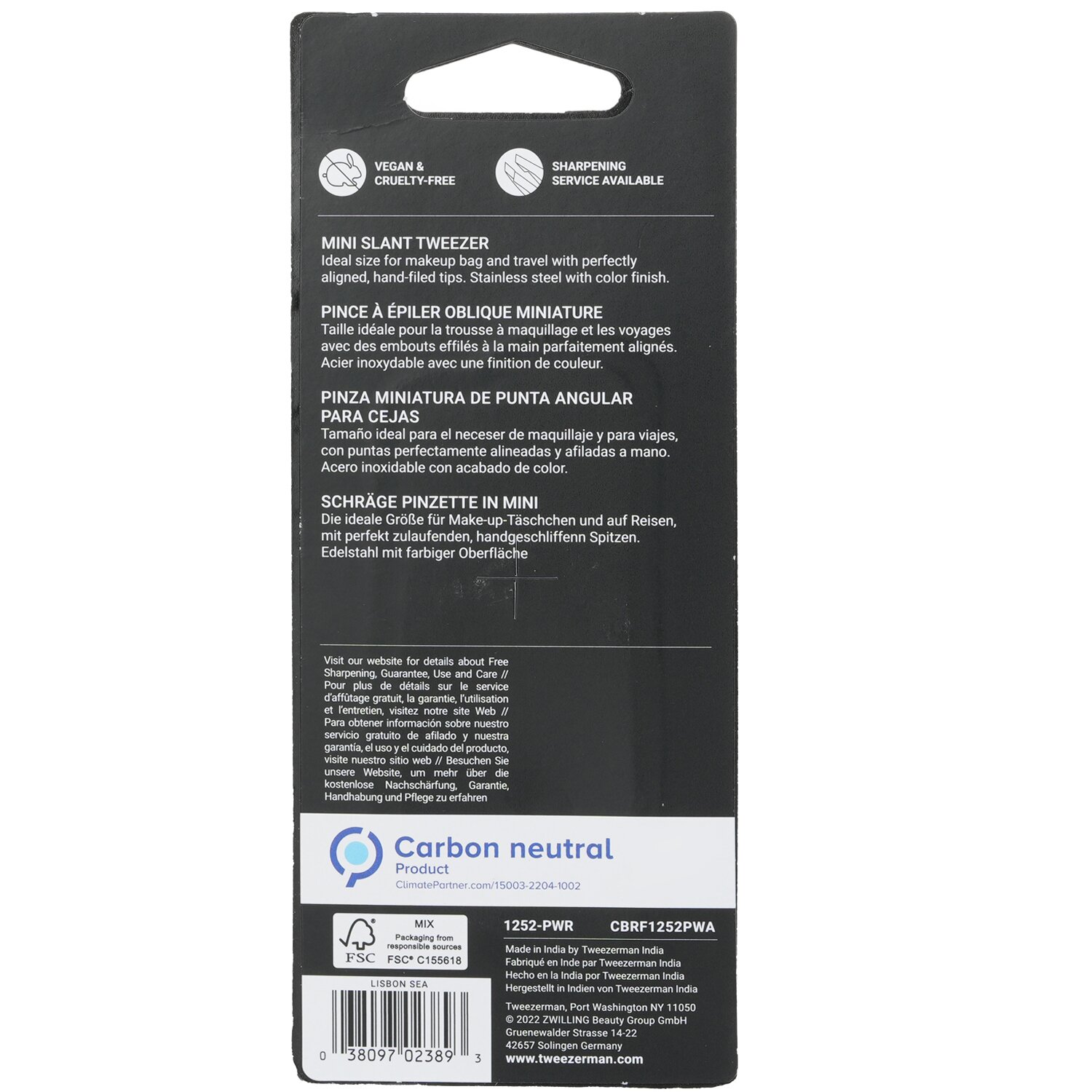 Tweezerman Mini Slant Tweezer Picture Color