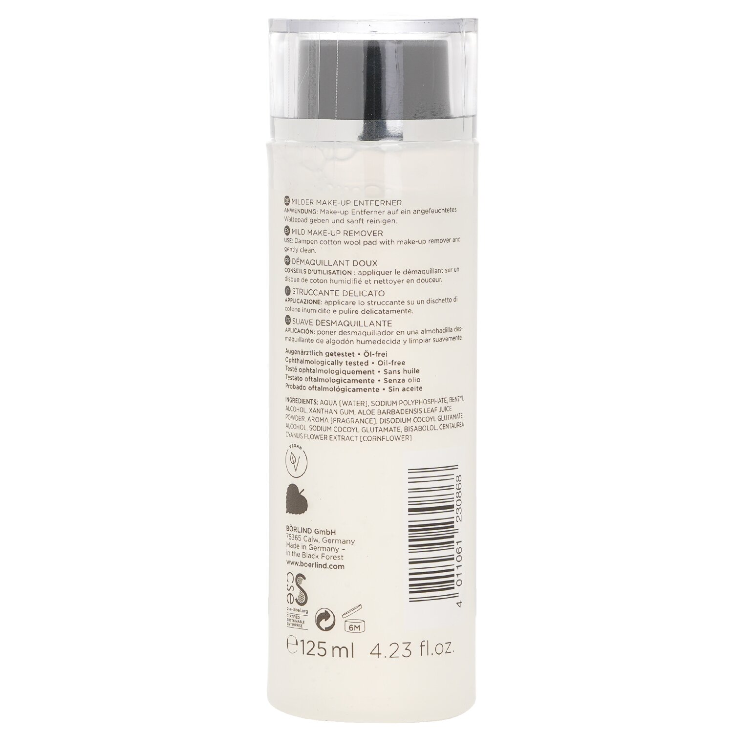 Annemarie Borlind Make Up Remover Eyes & Lips 125ml/4.23oz