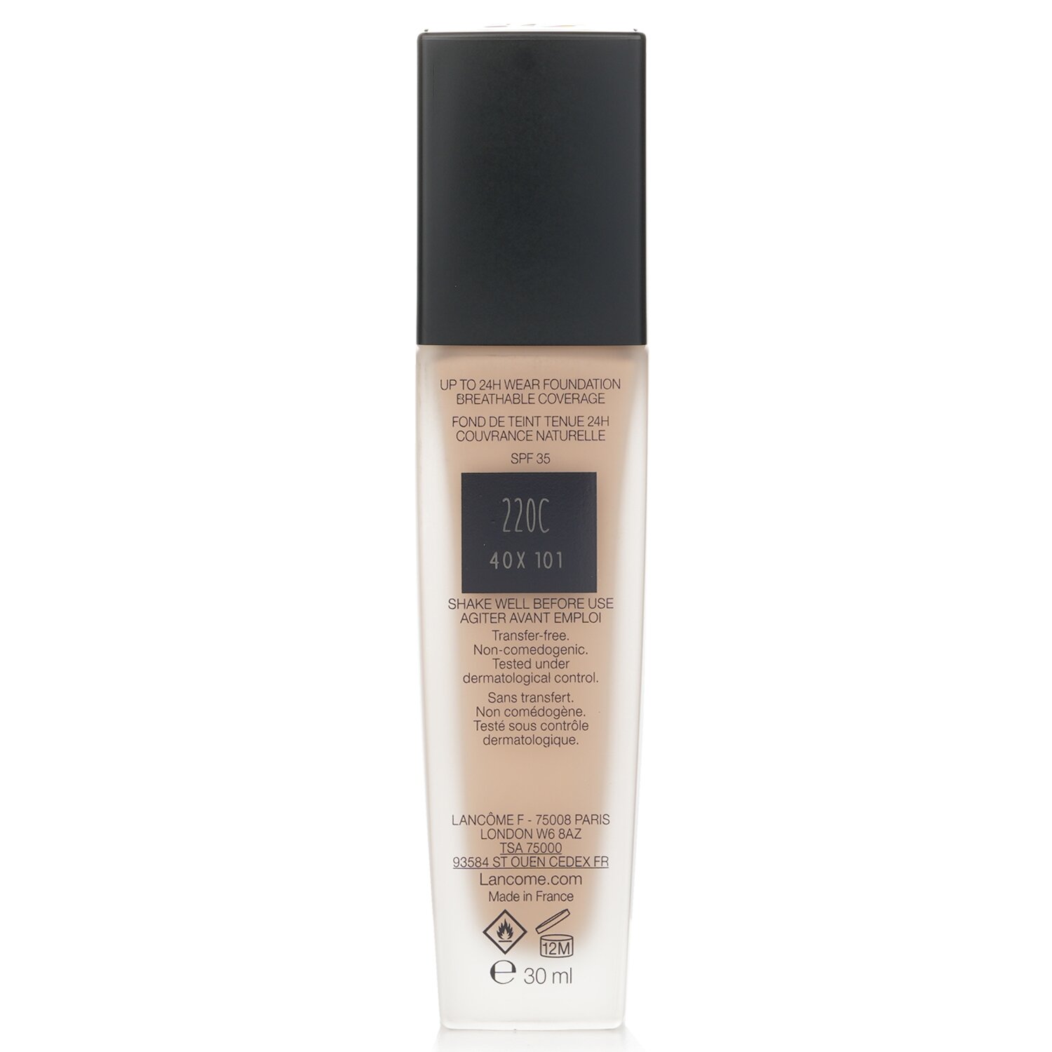 Lancome Teint Idole Ultra Wear Up To 24H Wear Foundation Breathable Coverage SPF 35 30ml/1oz