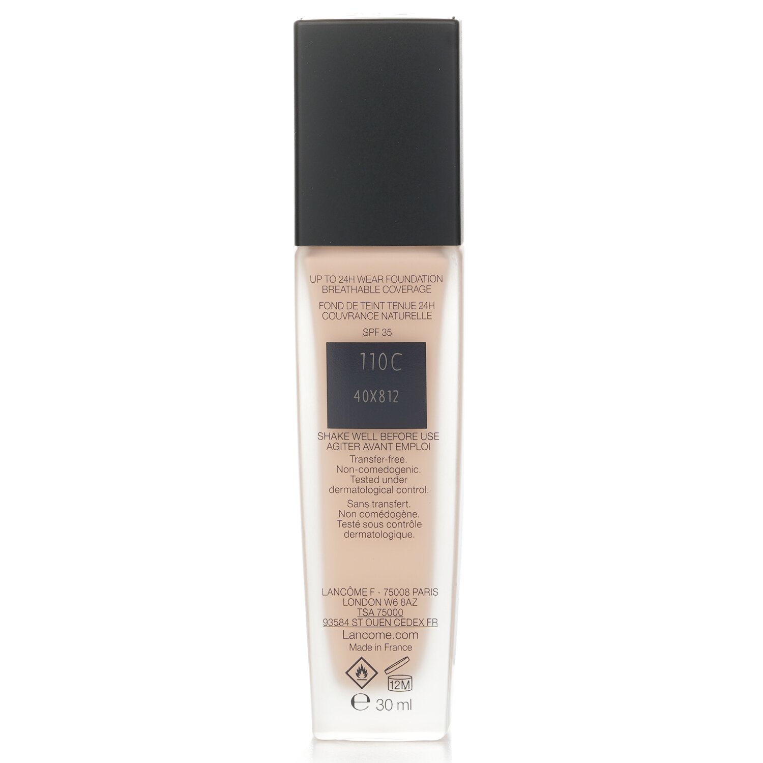 Lancome Teint Idole Ultra Wear Up To 24H Wear Foundation Breathable Coverage SPF 35 30ml/1oz