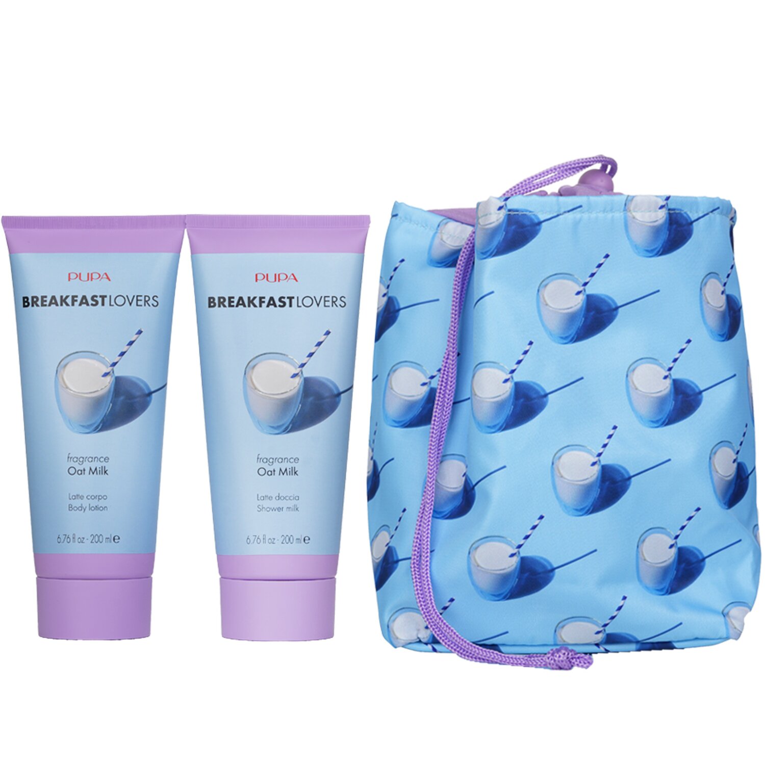 Pupa Breakfast Lovers Kit 1 Oat Milk: 2pcs+1bag