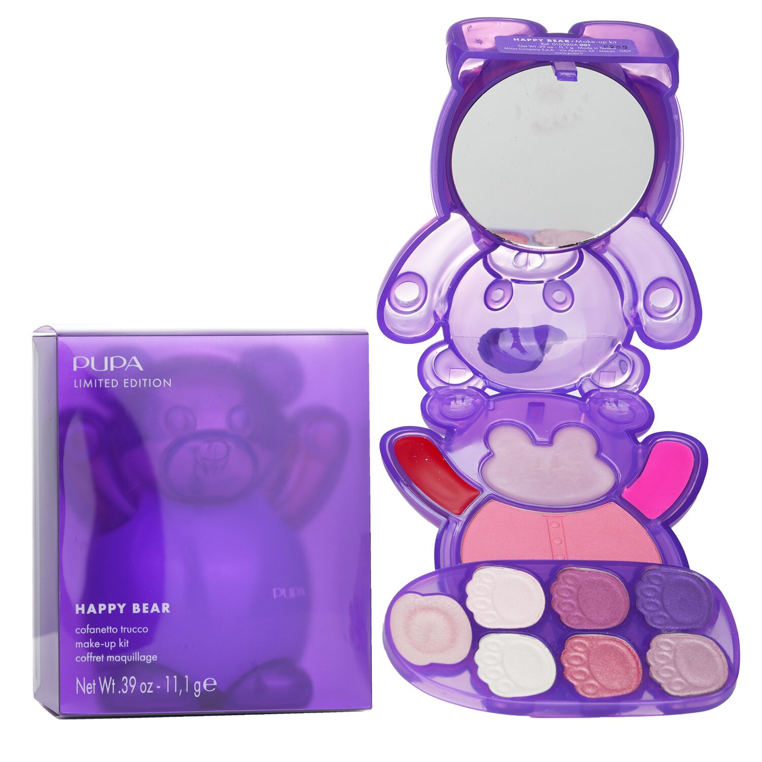 Pupa Happy Bear Make Up Kit Limited Edition 11.1g/0.39oz