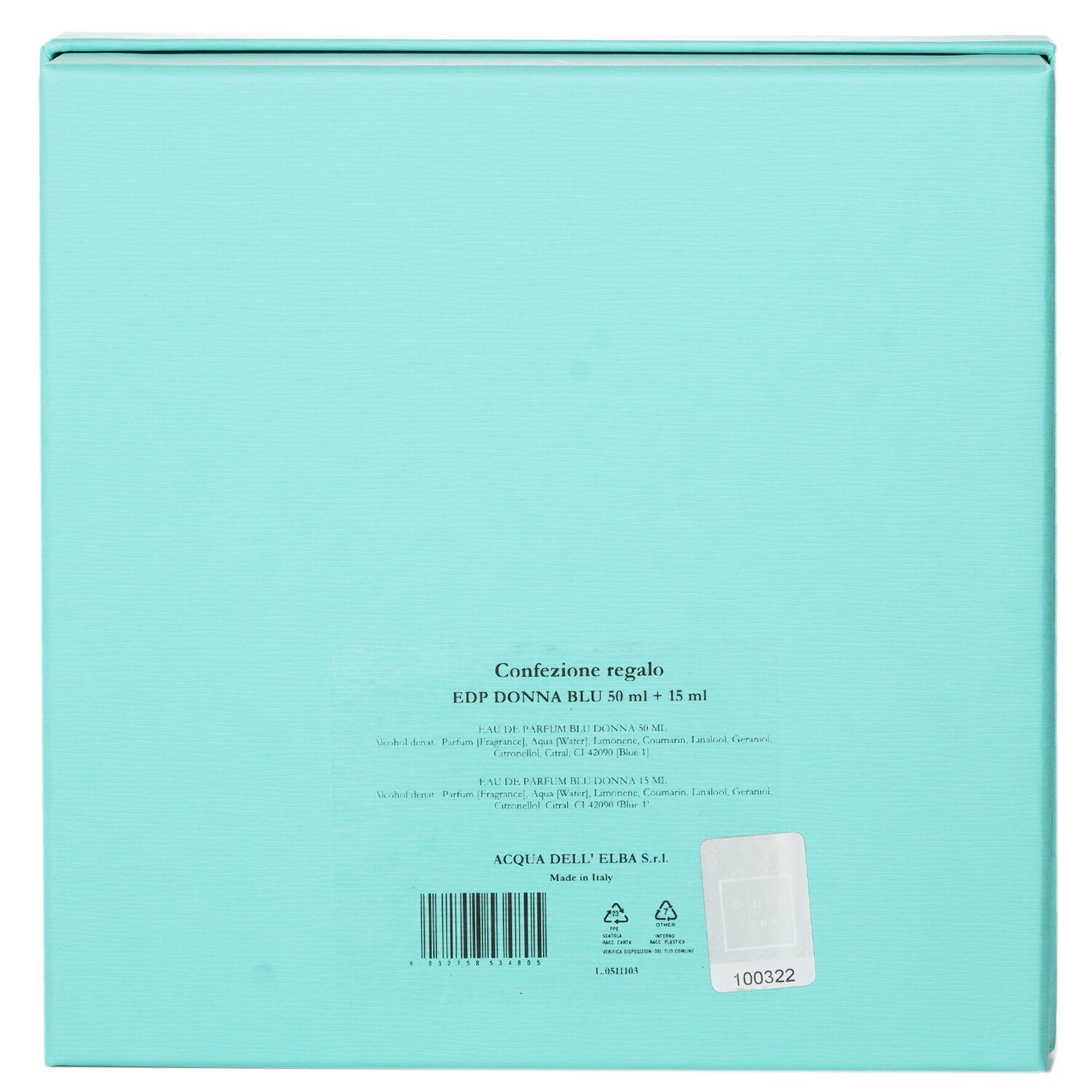 Acqua Dell'Elba 戴爾博之水 Blu Donna 女士香水禮盒 2pcs
