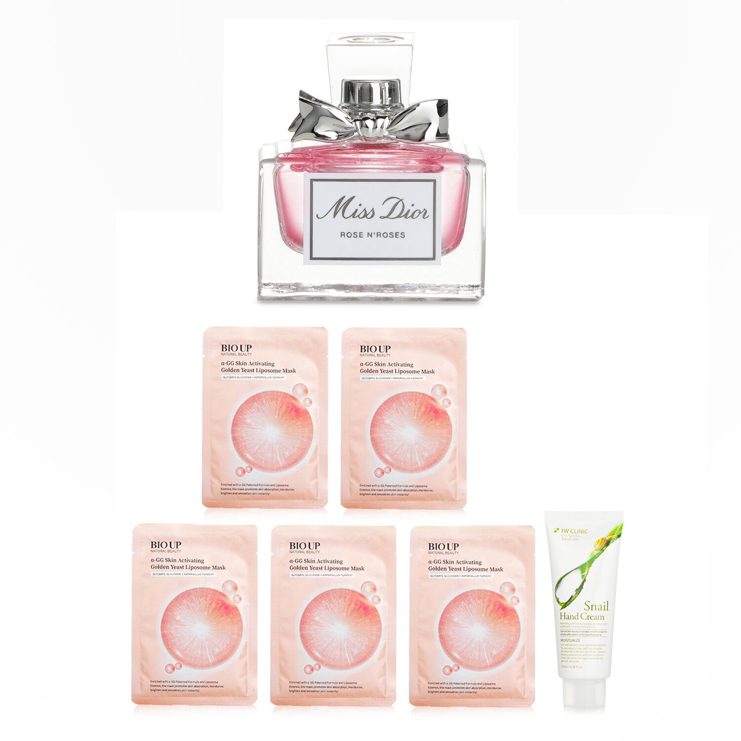 Christian Dior 盛世美颜套装：香水*1护手霜*1面膜*5 7pcs