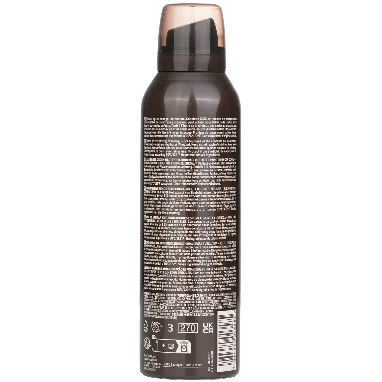 Nuxe Men Anti-Irritation Shaving Gel 150ml/5oz