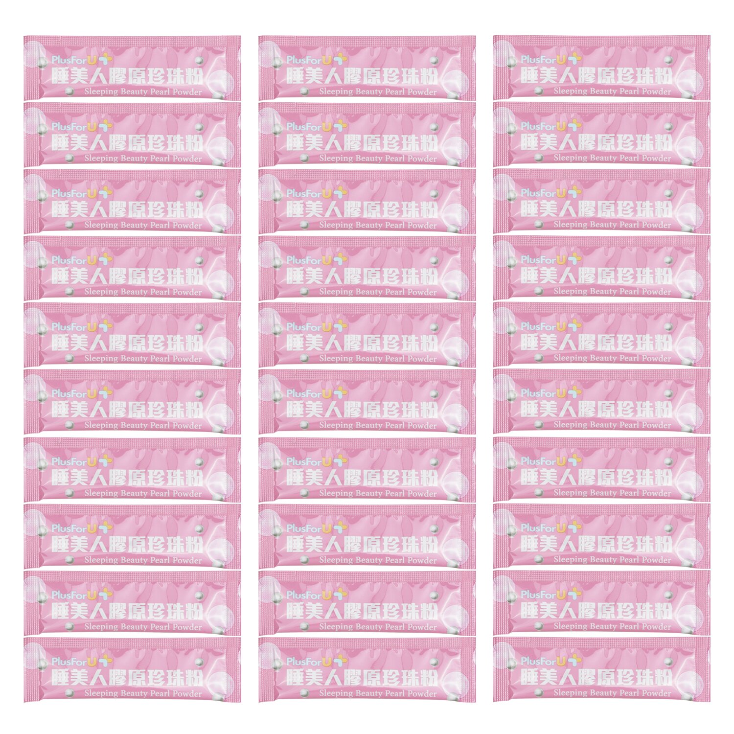 PlusForU+ 優適活 睡美人膠原珍珠粉 30packs/box