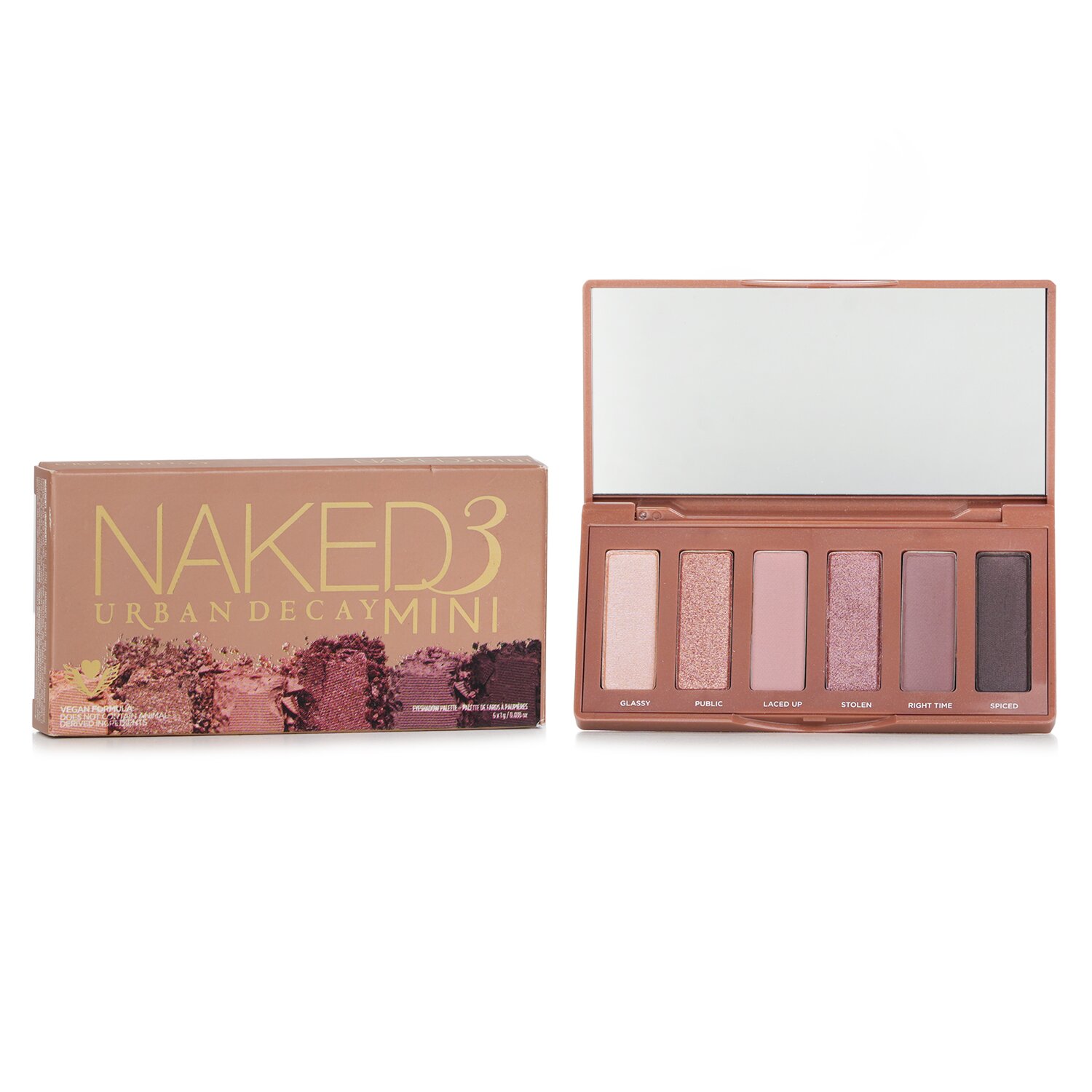Urban Decay Naked 3 Mini Eyeshadow Palette 6 Colors 6x1g