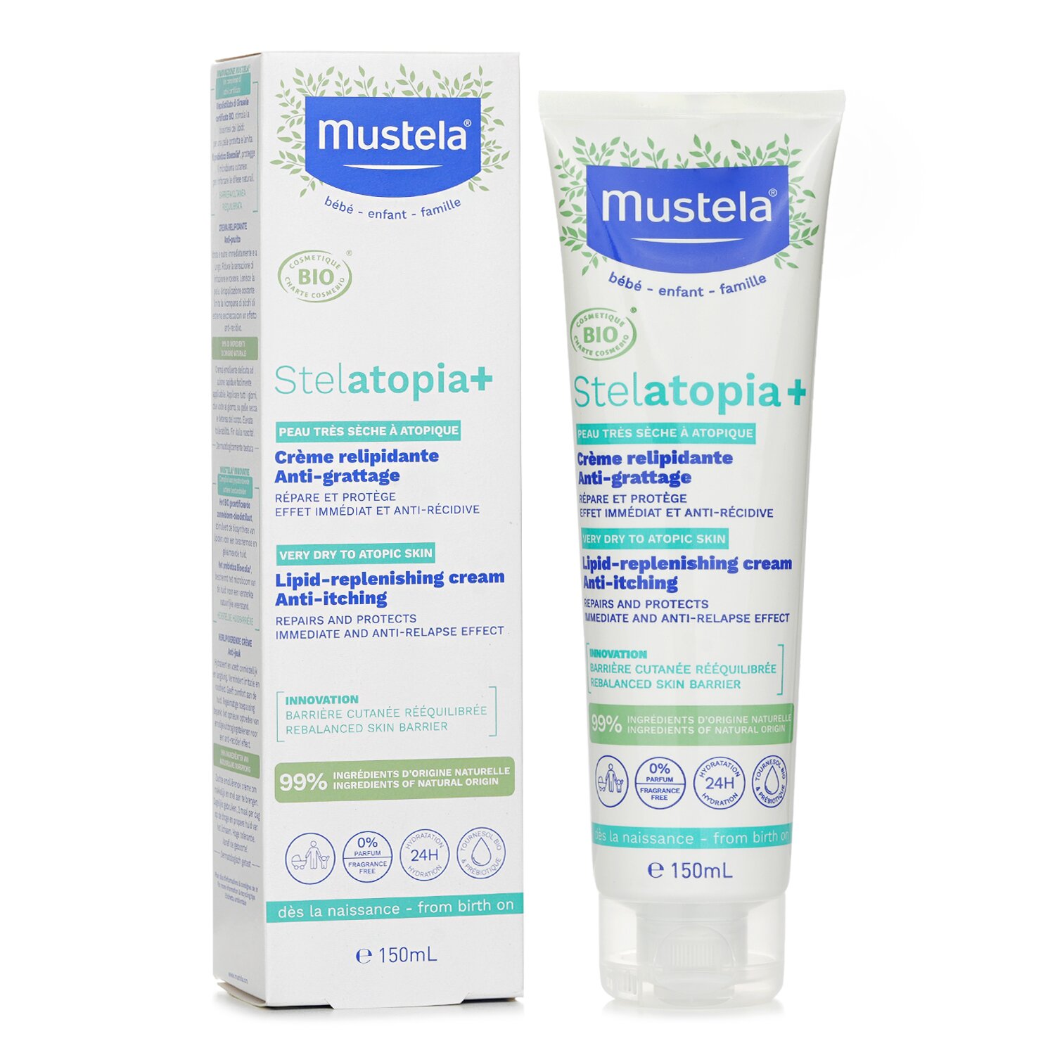 Mustela Stelatopia+ Lipid Replenishing Cream 150ml