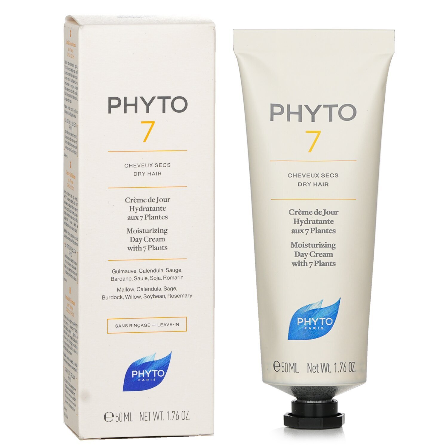 Phyto Phyto 7 Moisturizing Day Cream with 7 Plants (Dry Hair) (Unbox) 50ml/1.76oz