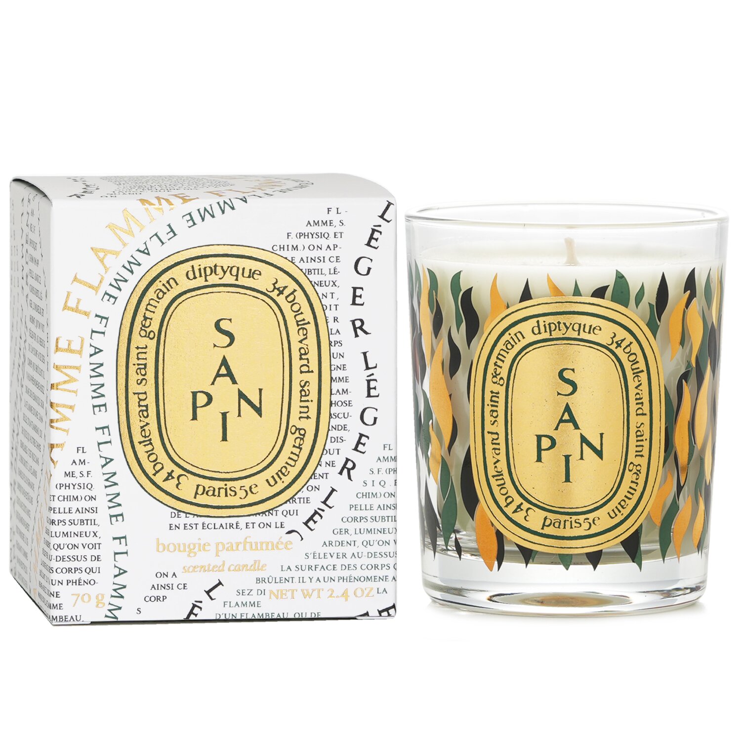 Diptyque Scented Candle - Sapin (Pine Tree) 70g