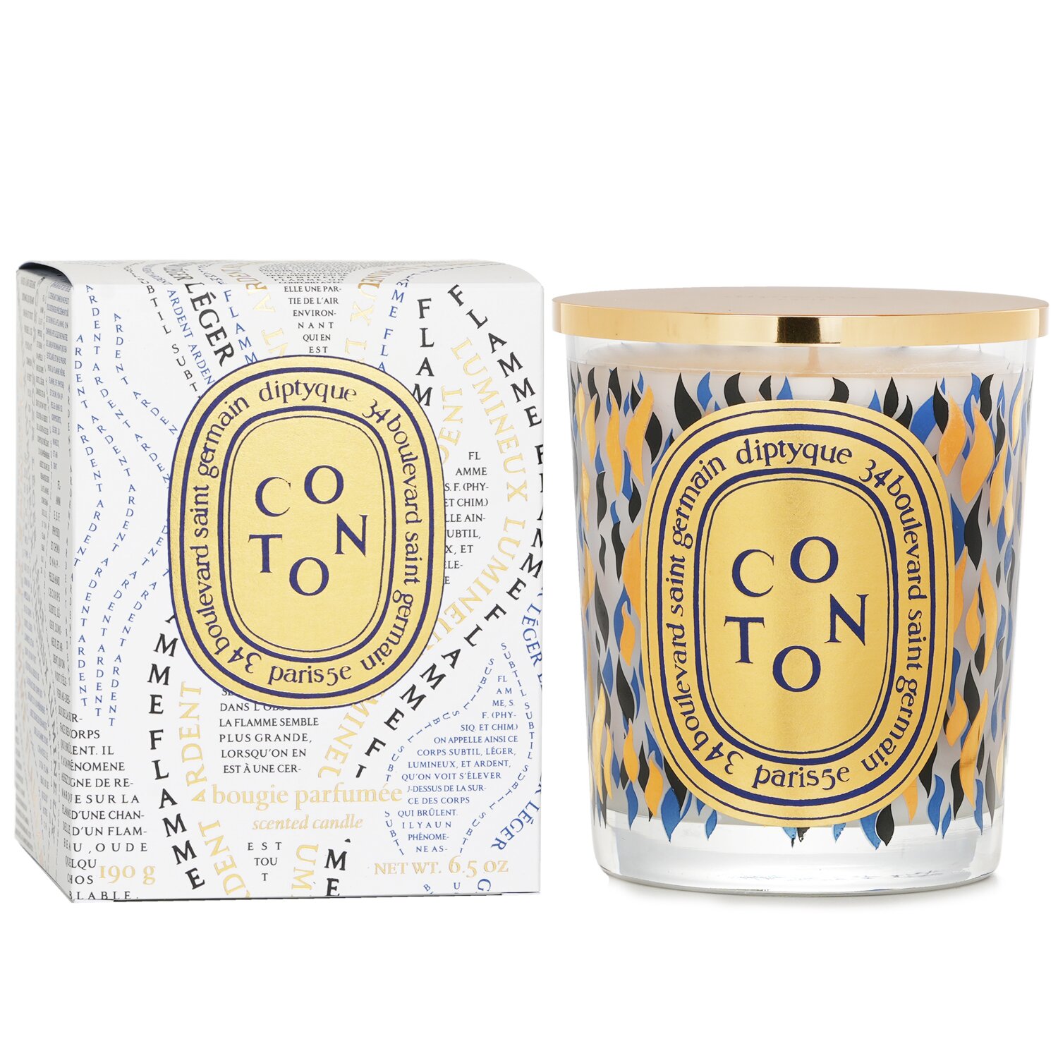 Diptyque Scented Candle - Coton(Cotton) 190g/6.5oz