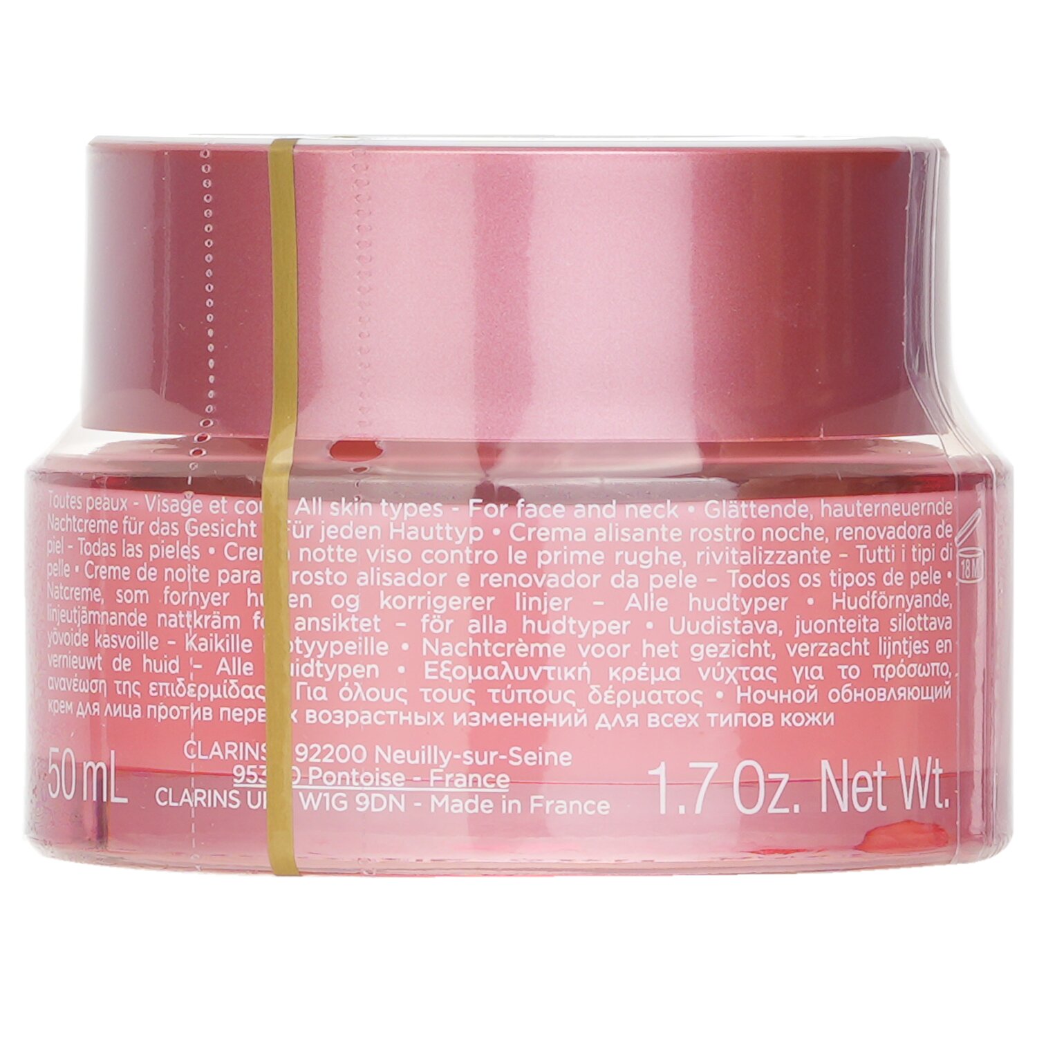 Clarins Multi-Active Nuit (Niacinamide + Sea Holly Extract) Skin Renewing Line-Smoothing Night Cream All Skin Types 50ml/1.7oz