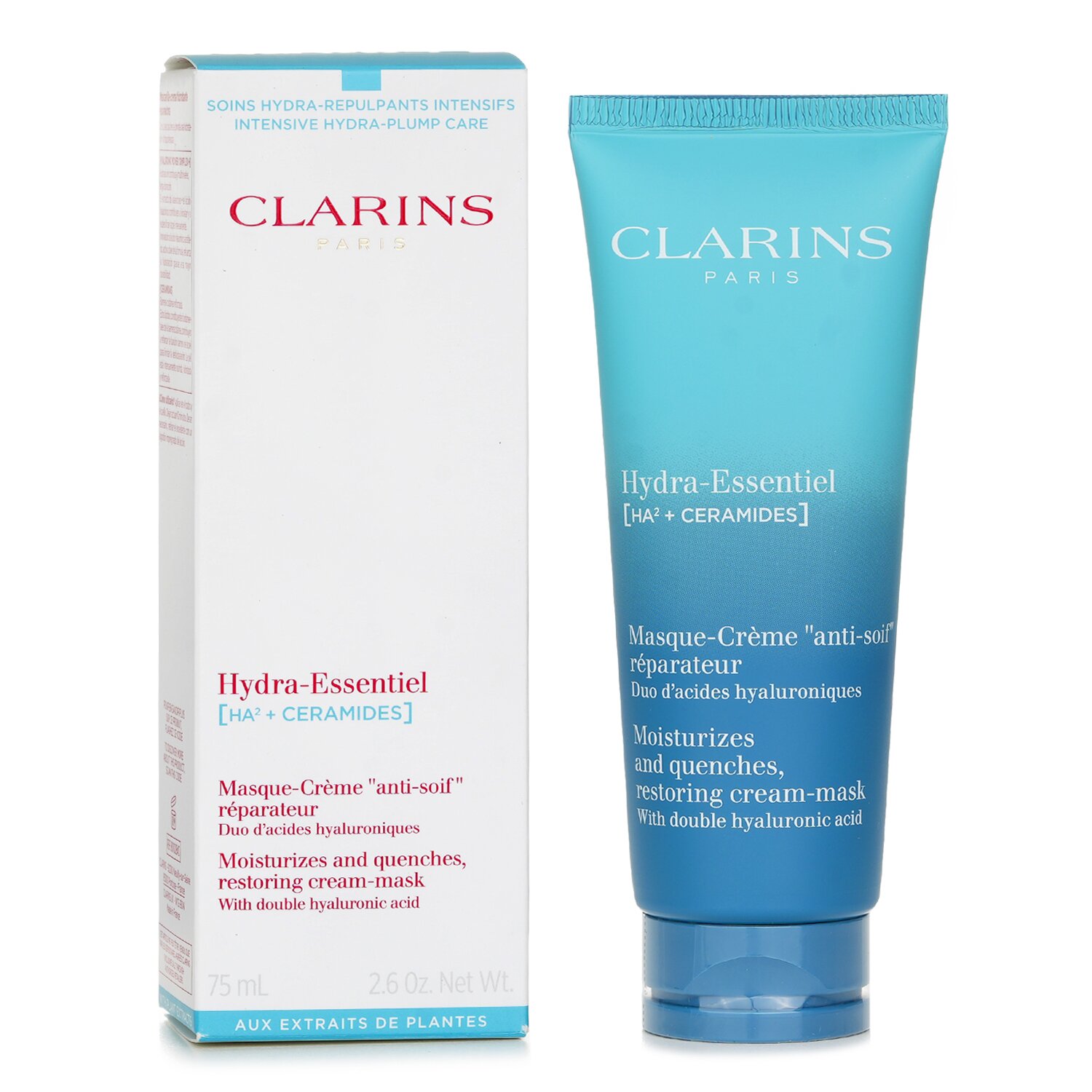 Clarins Hydra Essentiel Moisturizes And Quenches Restoring Cream Mask 75ml