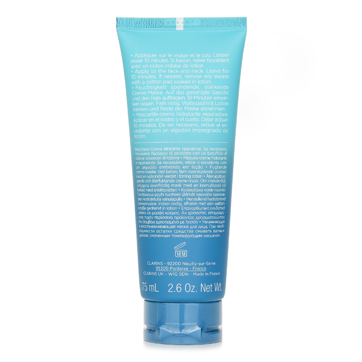 Clarins Hydra Essentiel Moisturizes And Quenches Restoring Cream Mask 75ml