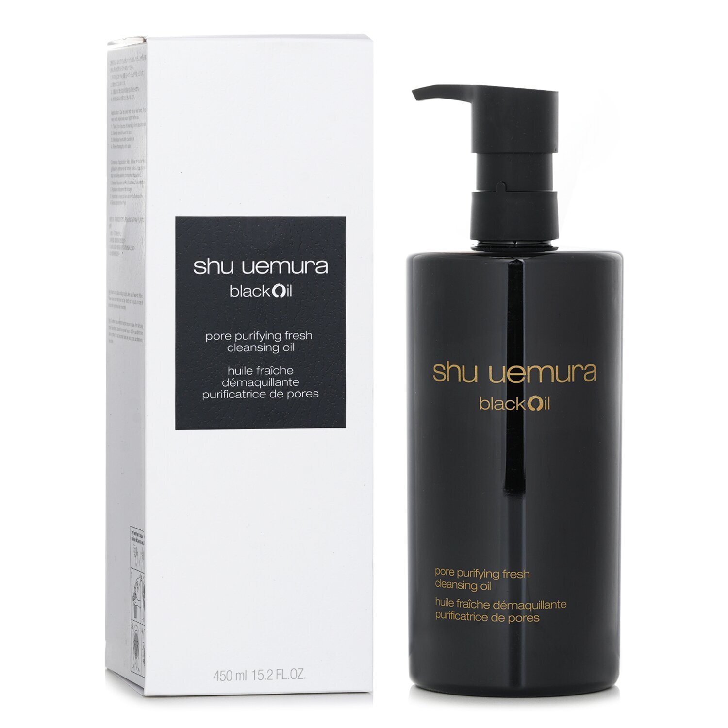 shu uemura black Oil 450ml ×2 Shu Uemura Black Oil Pore Purifying Fresh Cleansing Oil 450ml/15.2