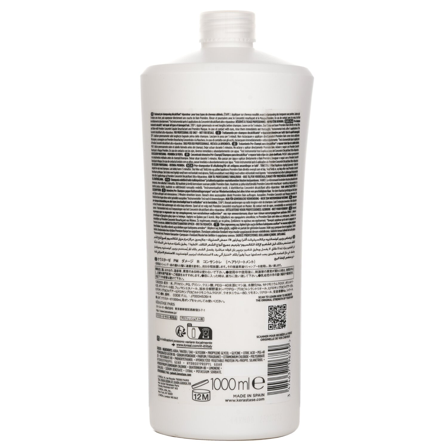 Kerastase Premiere Decalcifying Repairing Pre Shampoo Treatment (Random Packaging) 1000ml/33.8oz