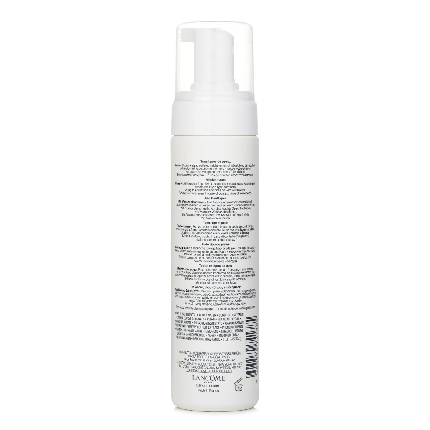 Lancome Mousse Eclat Self-Foaming Cleanser (Slightly Leakage) 200ml/6.7oz