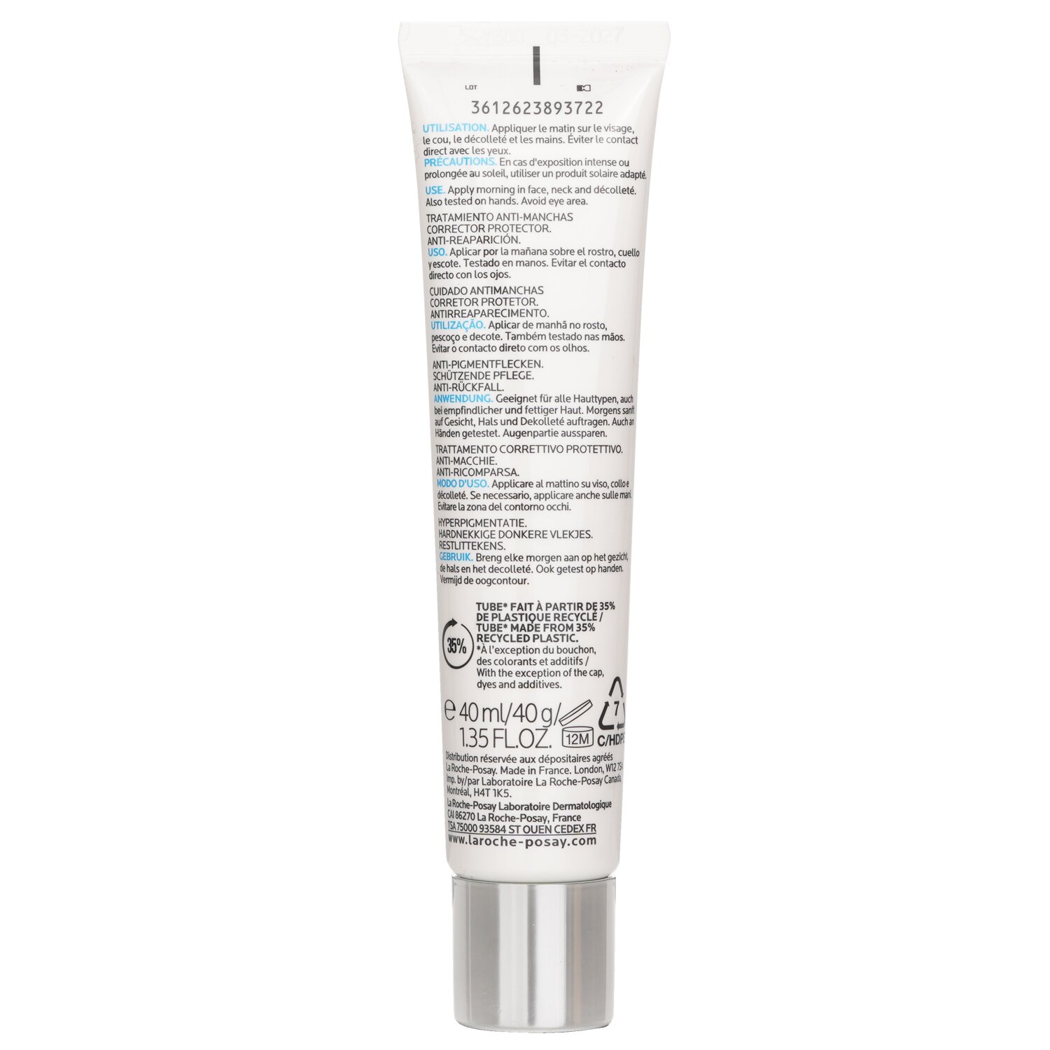 理肤泉 La Roche Posay Mela B3抗黑斑亮白面霜 40ml