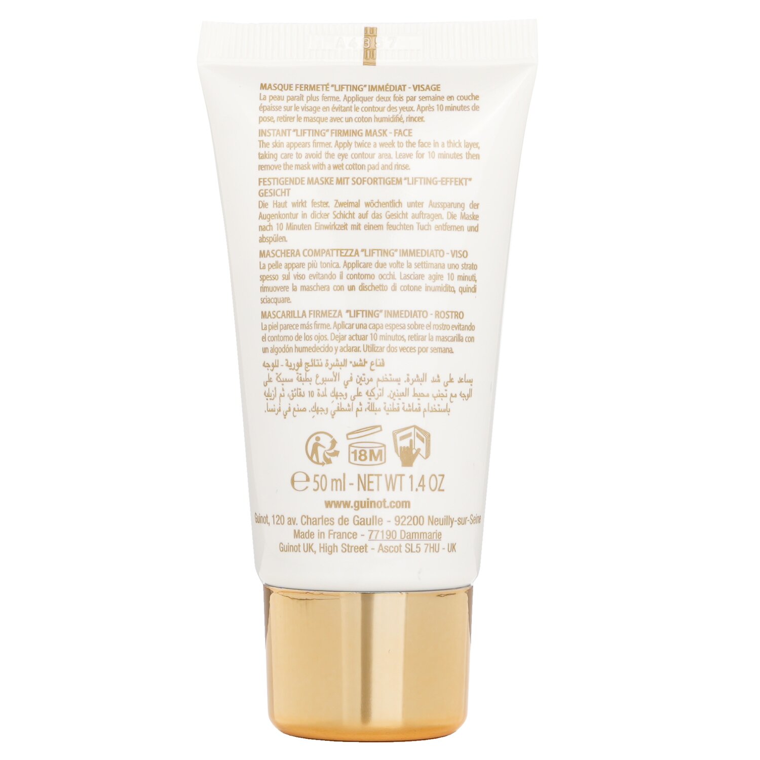 Guinot Lift Summum Instant Lifting Firming Mask 50ml