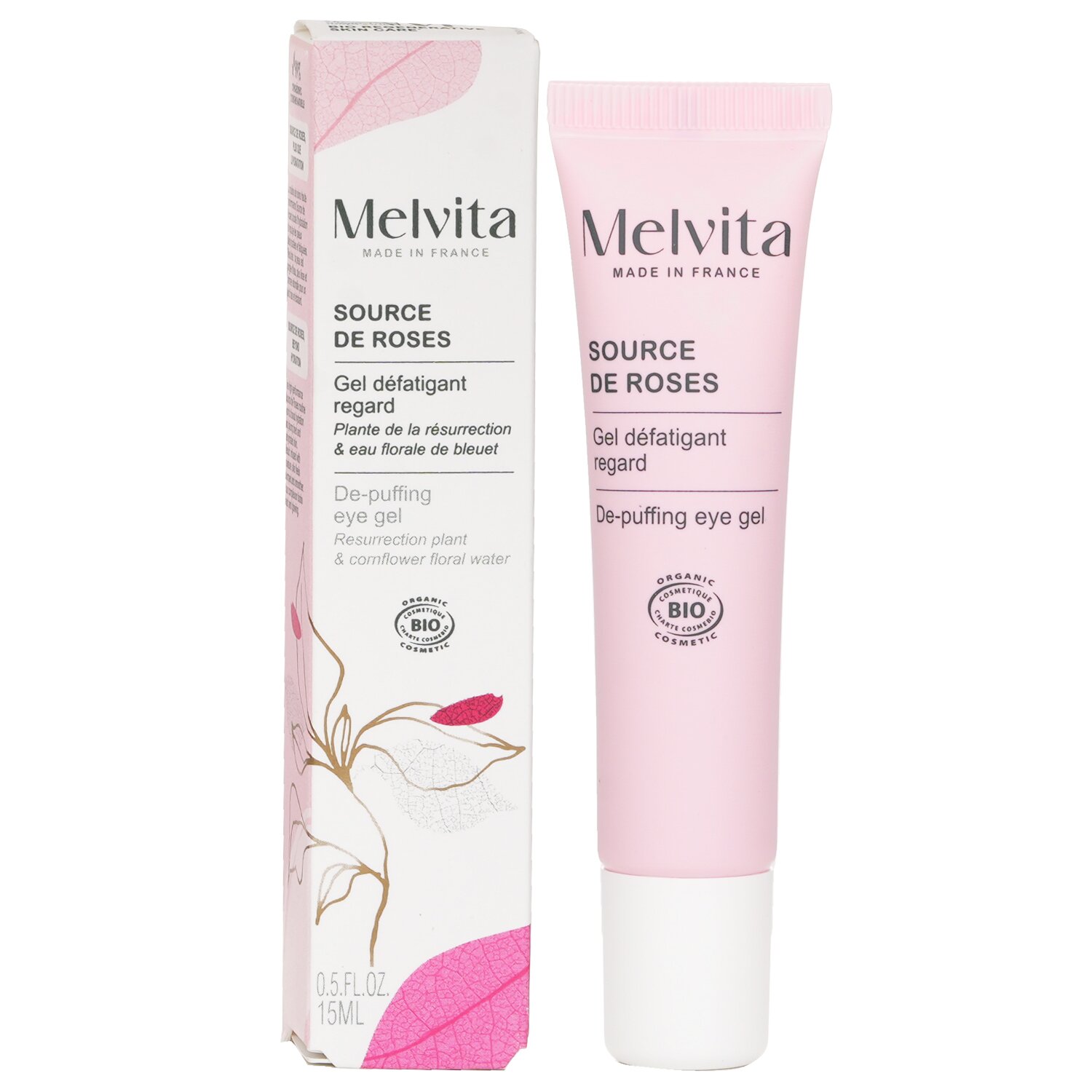 蜜葳特 Melvita Source De Roses 改善眼袋啫喱补水淡纹 15ml/0.5oz