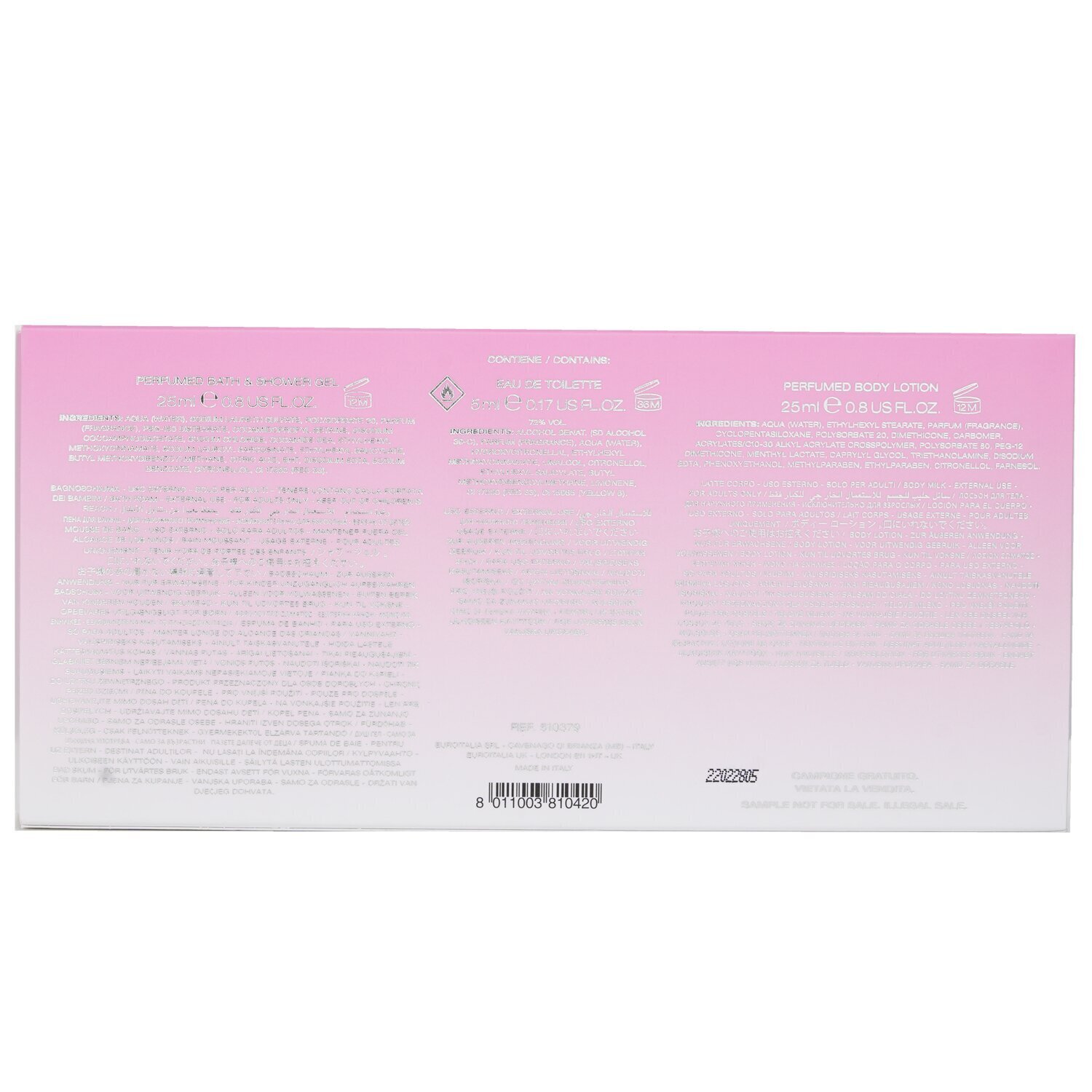 Versace Bright Crystal Coffret (Miniature): 3pcs