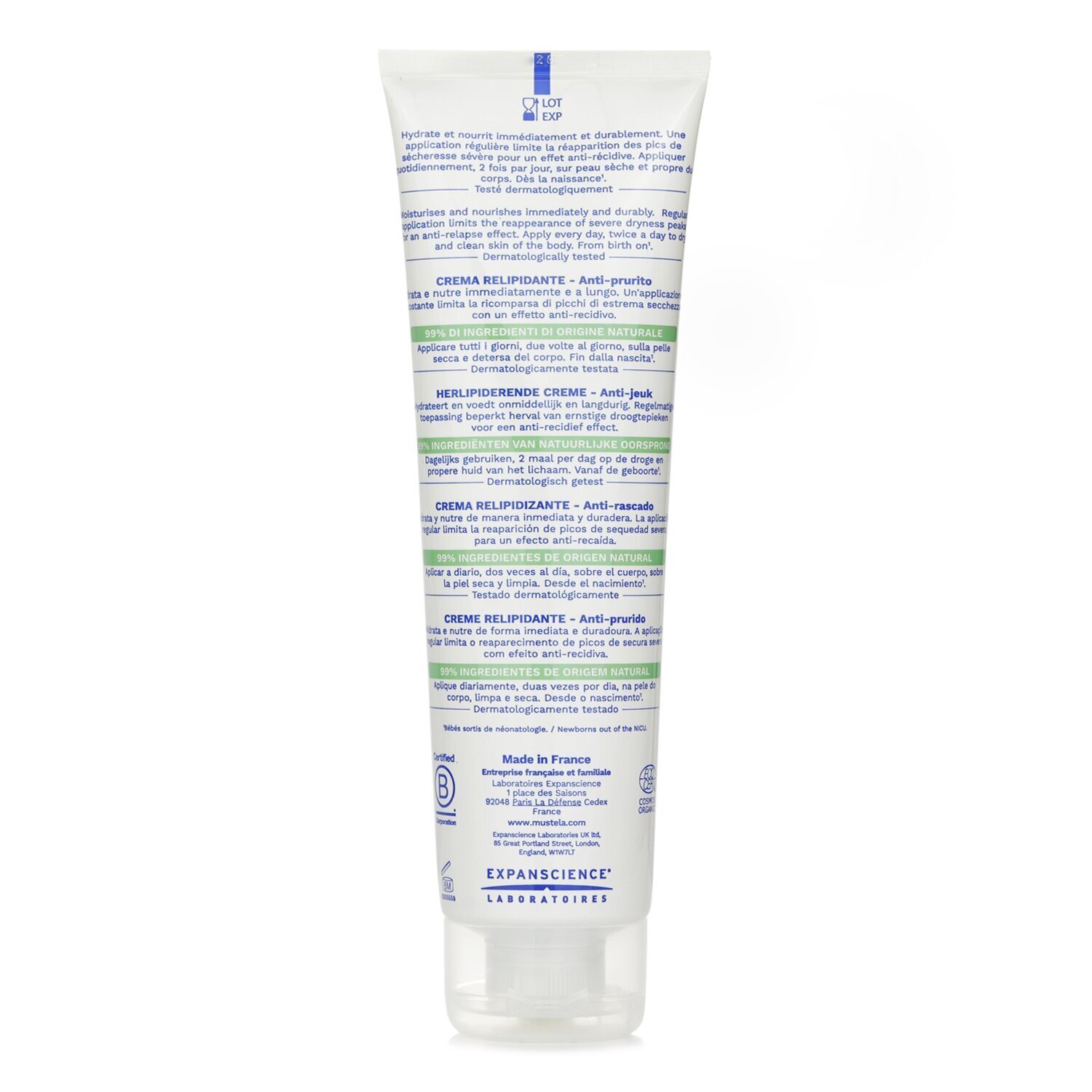 Mustela Stelatopia+ Lipid Replenishing Cream 150ml