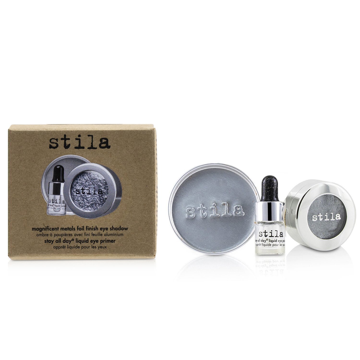 Stila Magnificent Metals Foil Finish Eye Shadow With Mini Stay All Day Liquid Eye Primer 2pcs