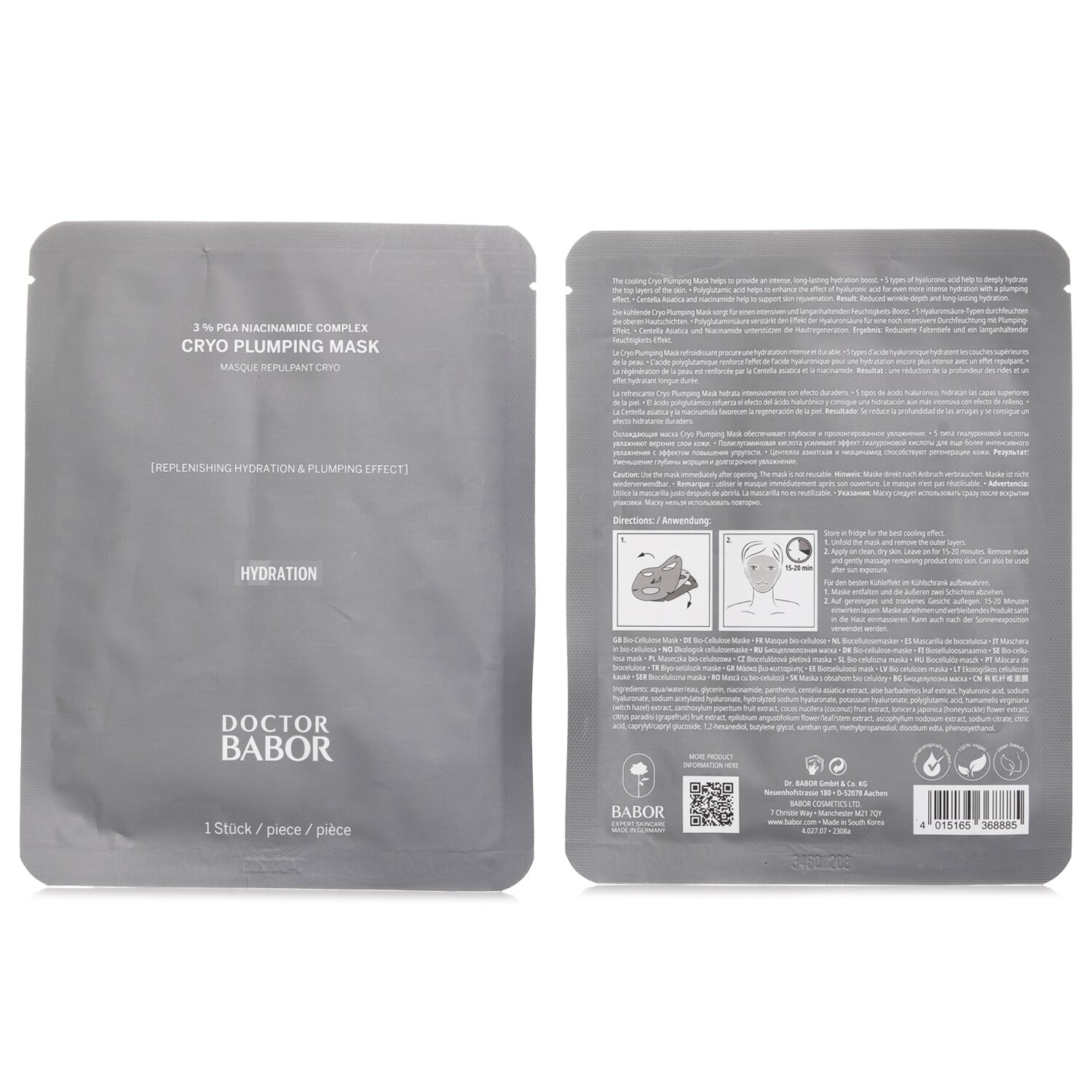 Babor Cryo Plumping Mask 1pc