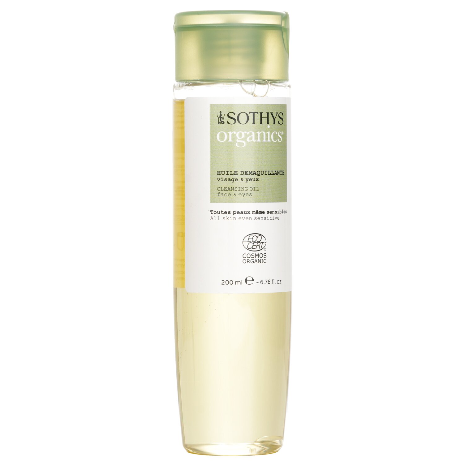 Sothys Organics Cleansing Oil For Face And Eyes 200ml