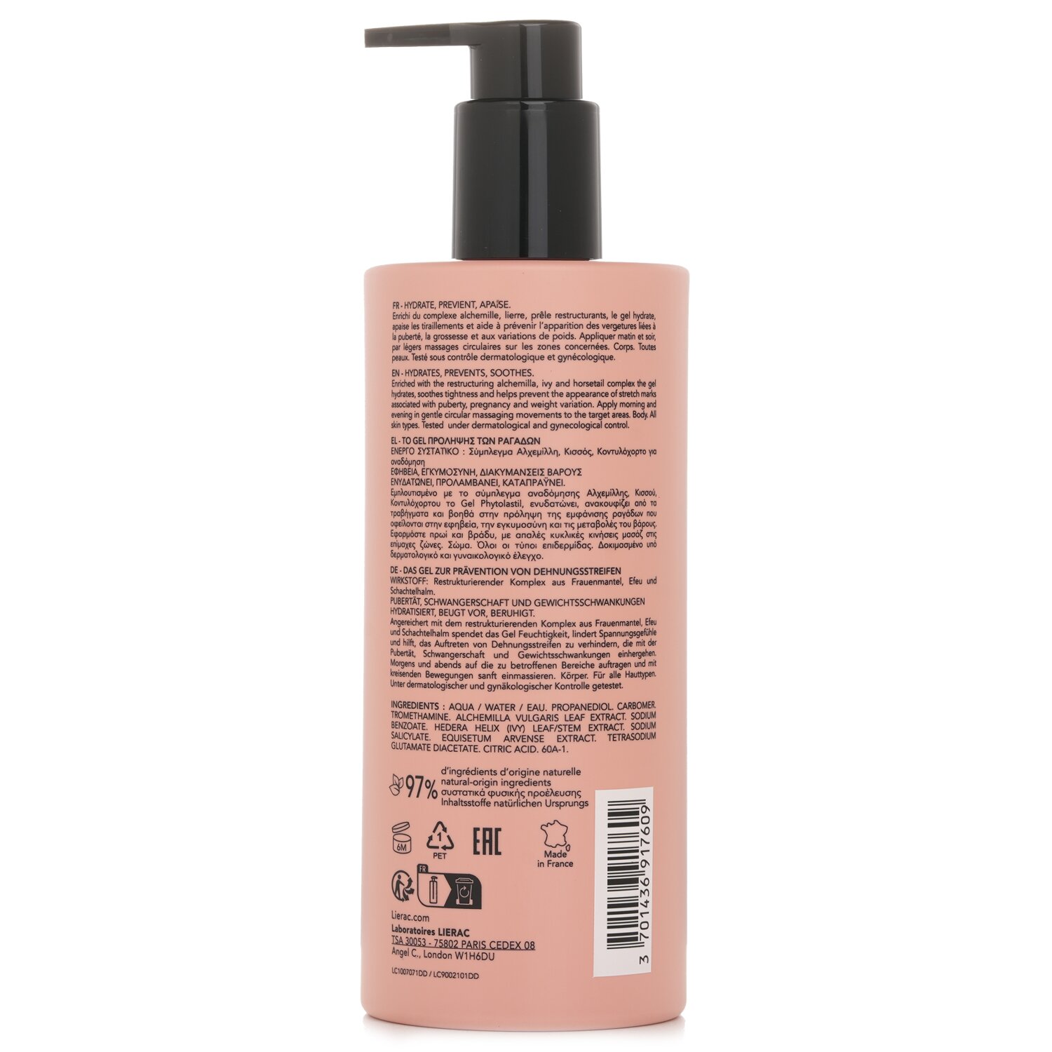 Lierac Phytolastil The Gel Stretch Marks Prevention 400ml