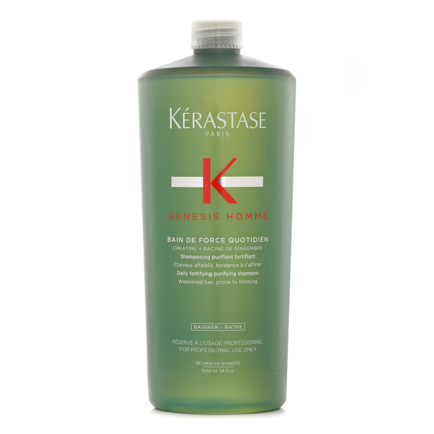 Kerastase Genesis Homme Bain De Force Quotidien Shampoo(Random Packing) 1000ml/34oz